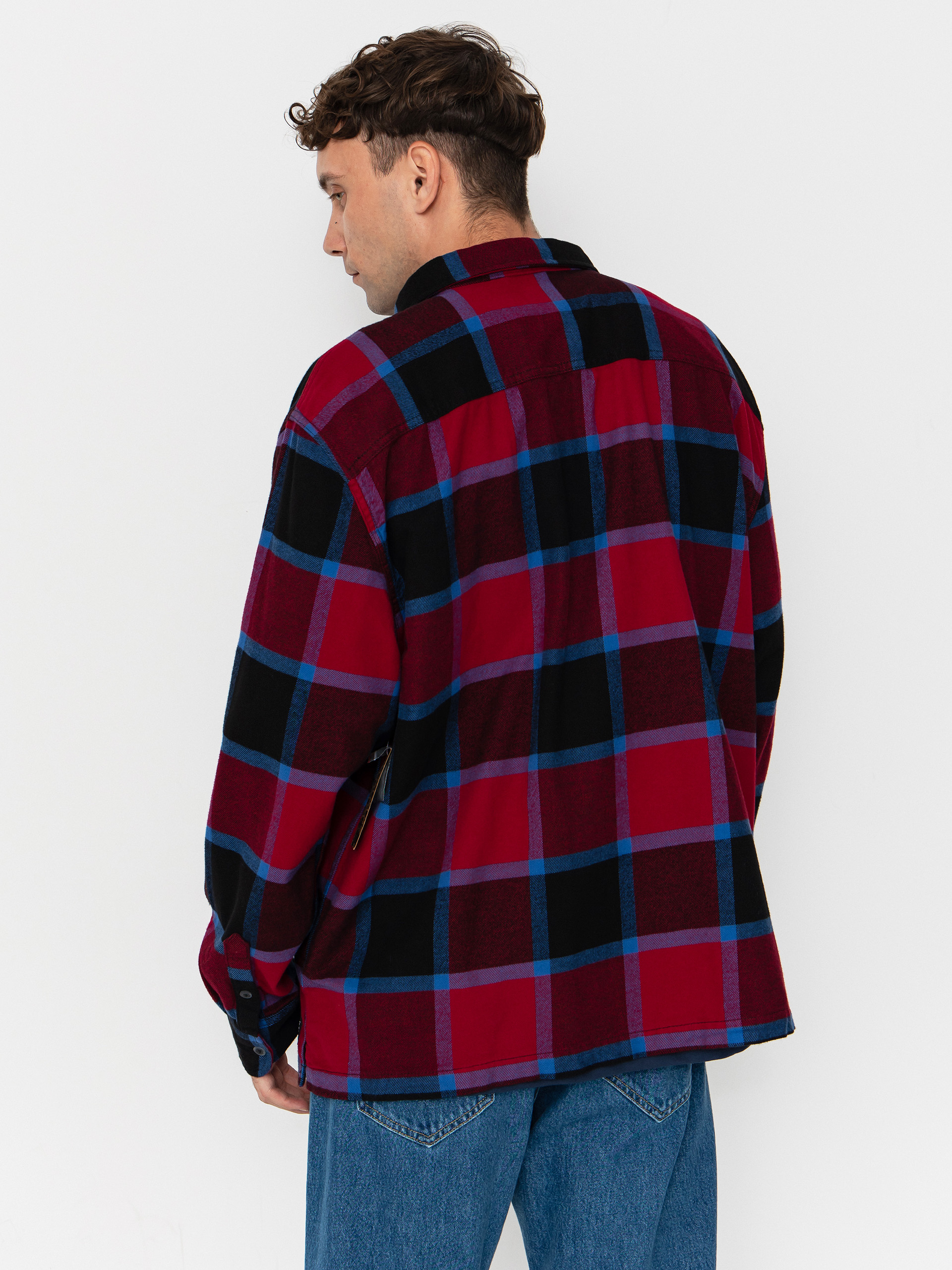 Риза Vans Larkspur Plaid Flannel (bordeaux/black)