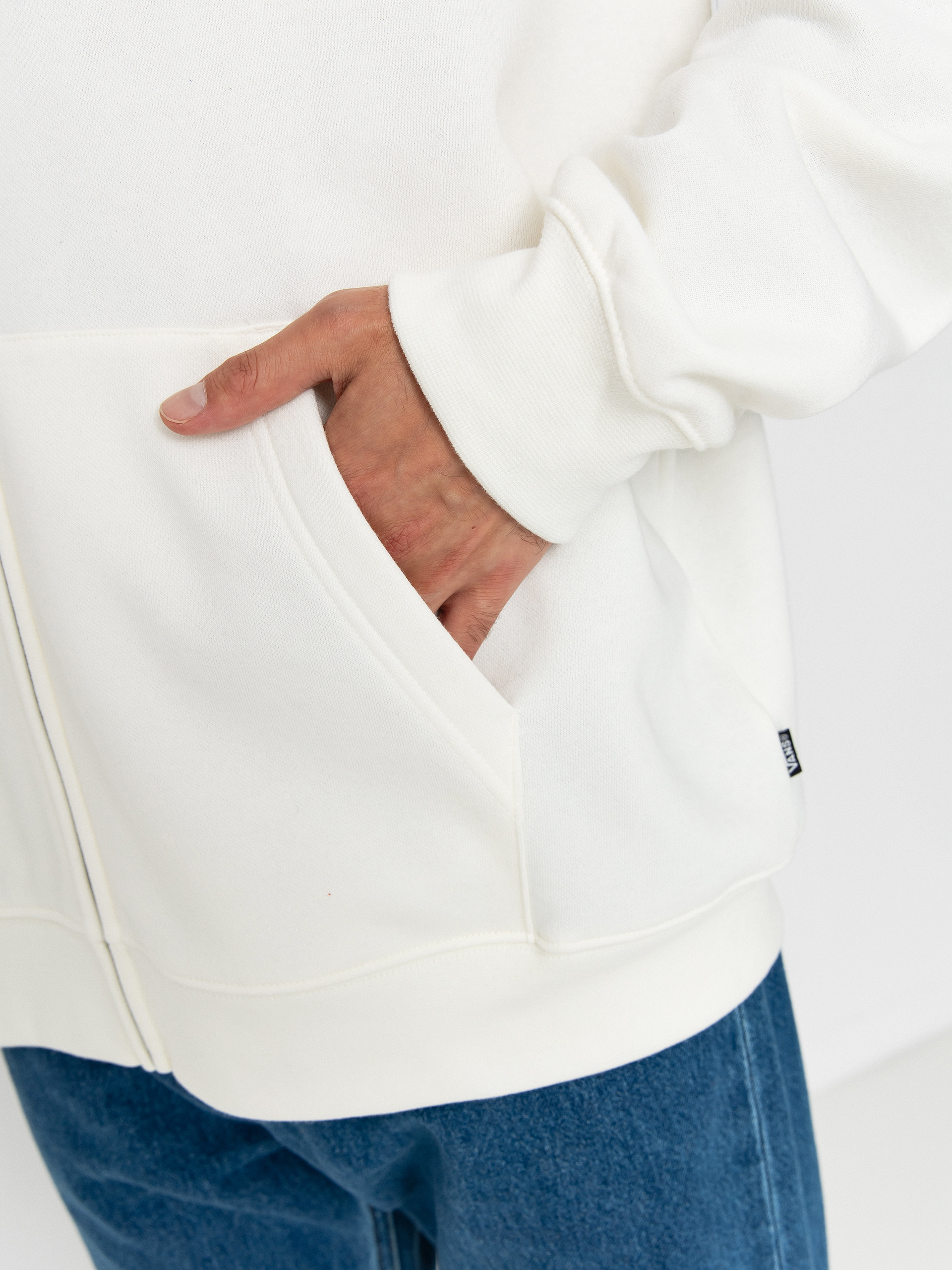 Суитшърт Vans Metal Wall Full Zip (mountain essentials marshmallow)