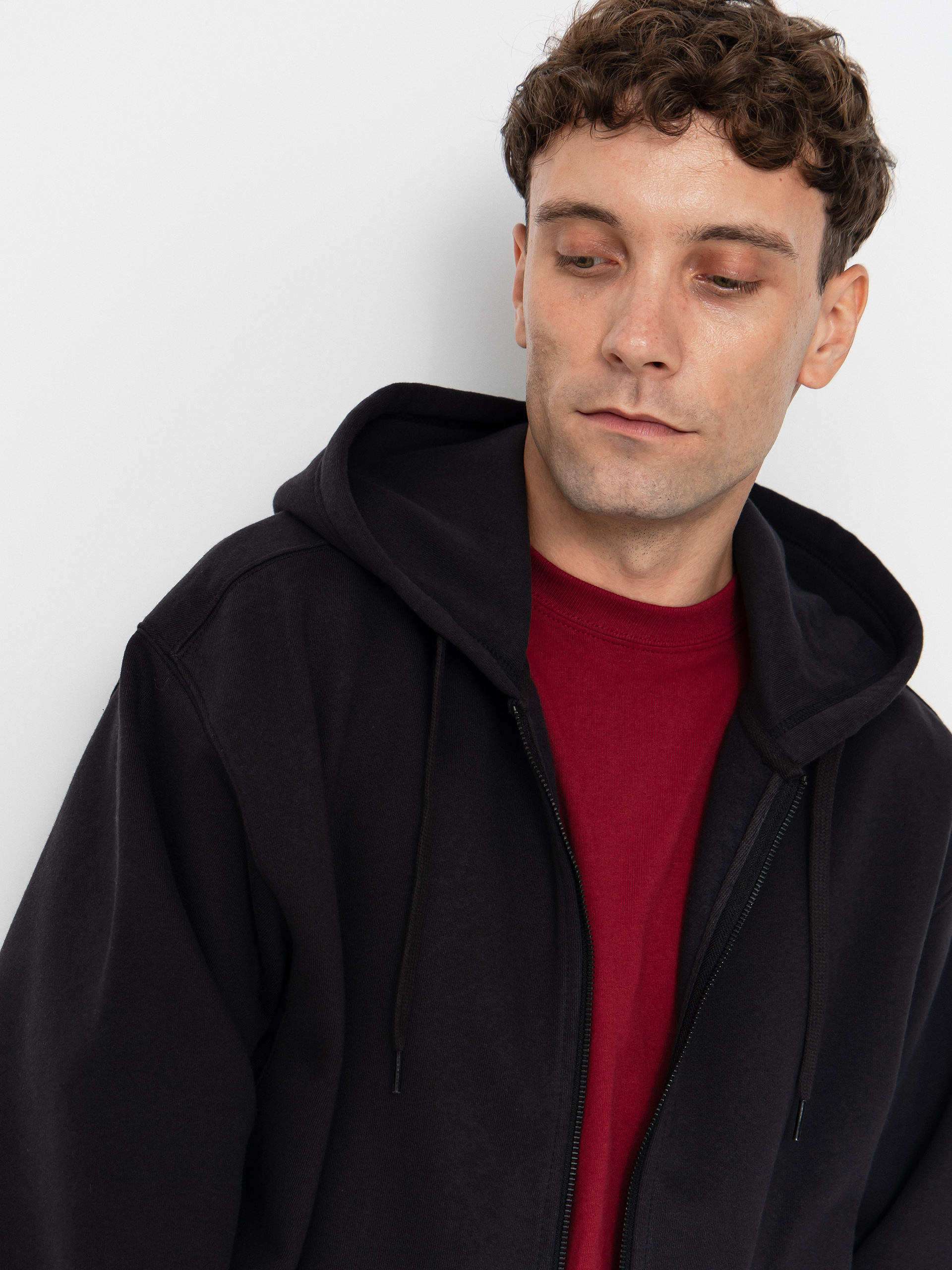 Суитшърт с качулка Vans Skate Atiba Haze ZHD (black)