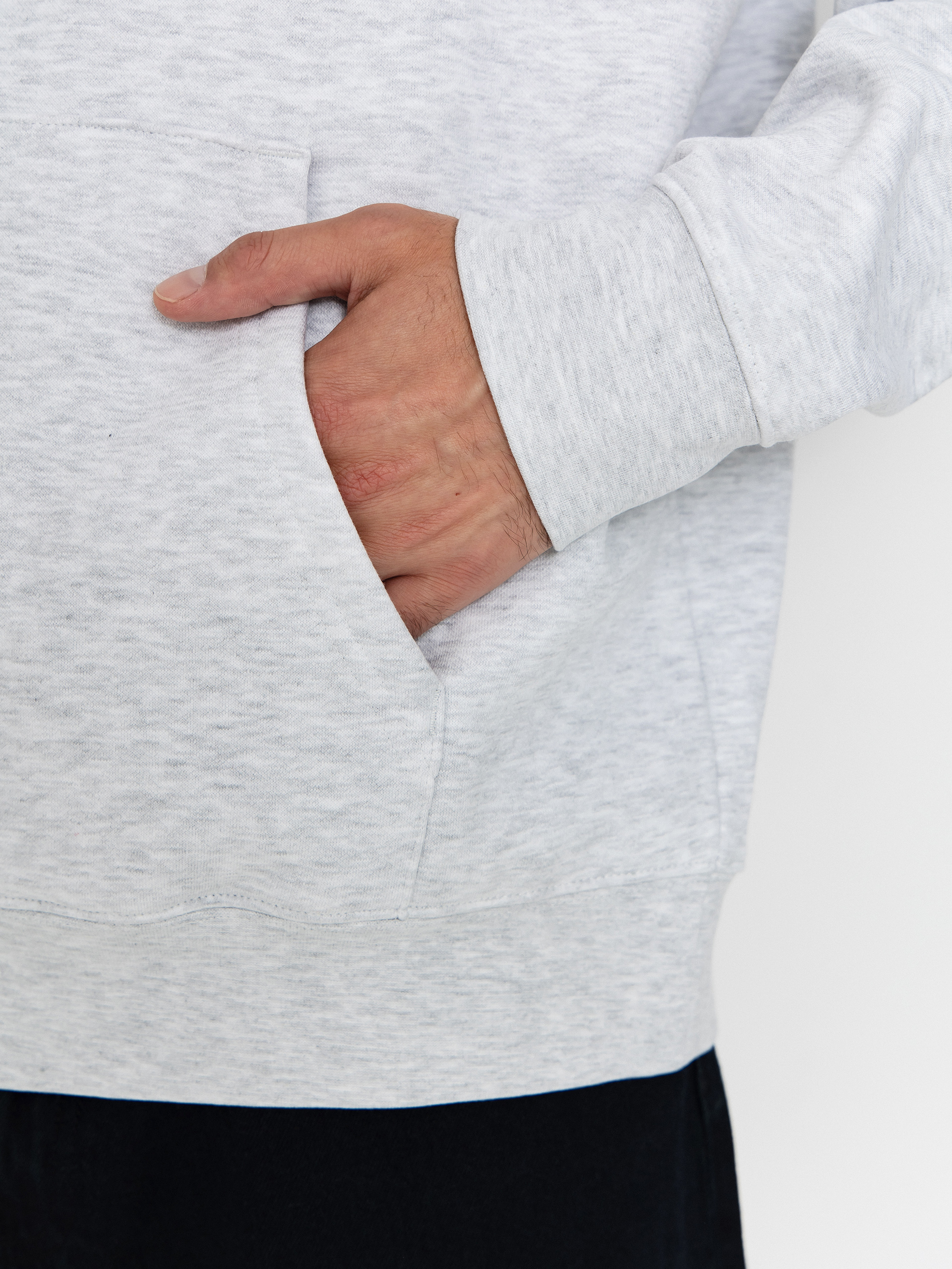 Суитшърт с качулка OBEY Obey Eyes Icon HD (heather grey)