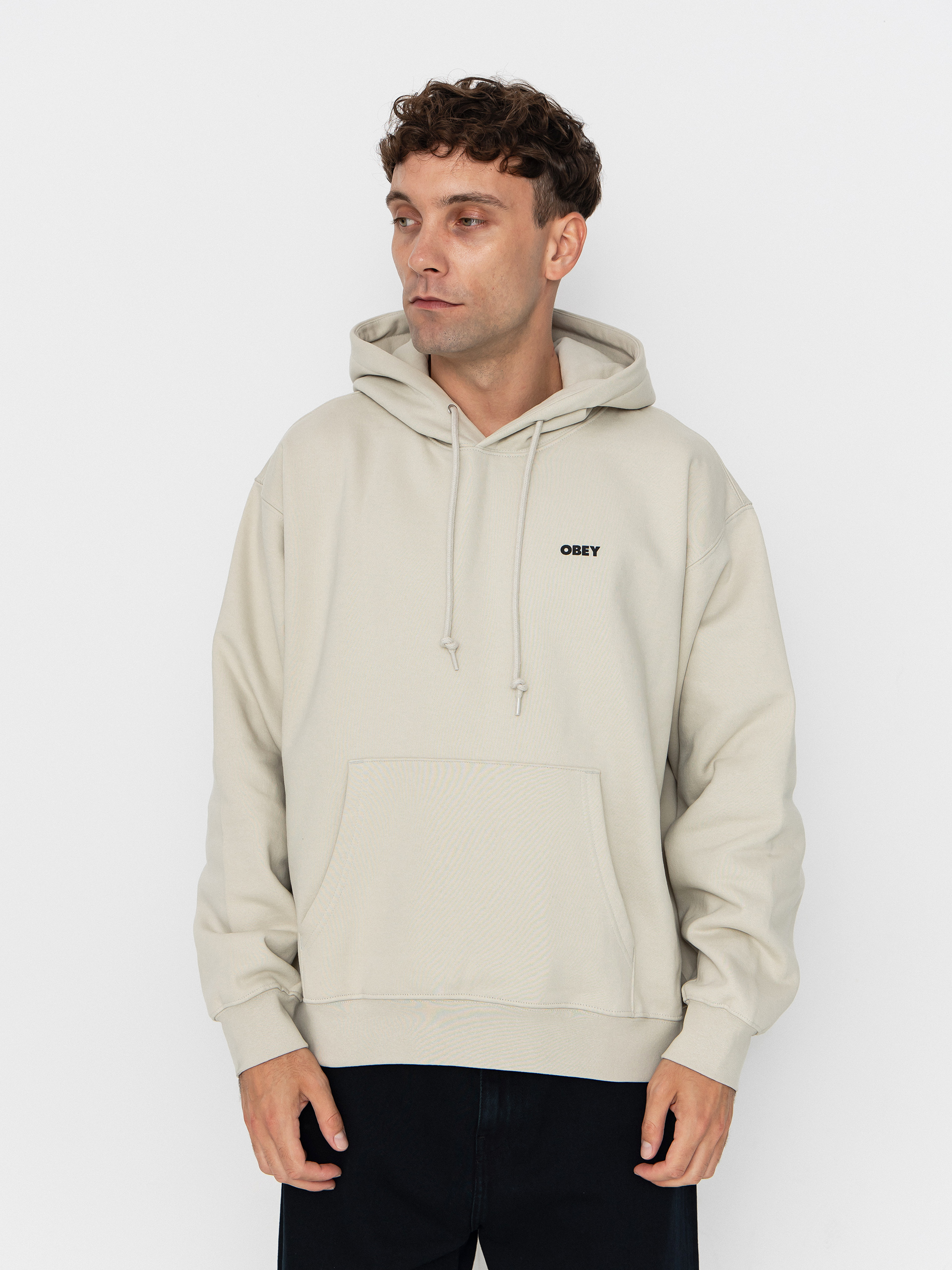 Суитшърт OBEY Obey Quarter Icon (moonstruck)