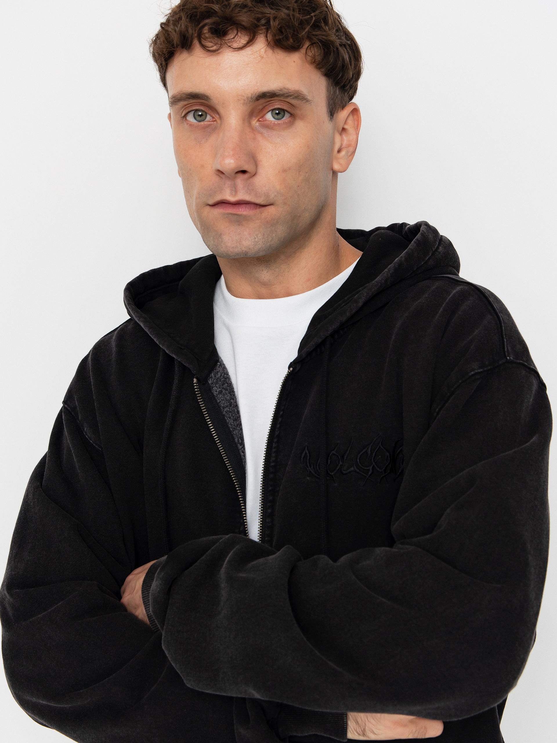 Суитшърт Volcom Studder Zip (black)