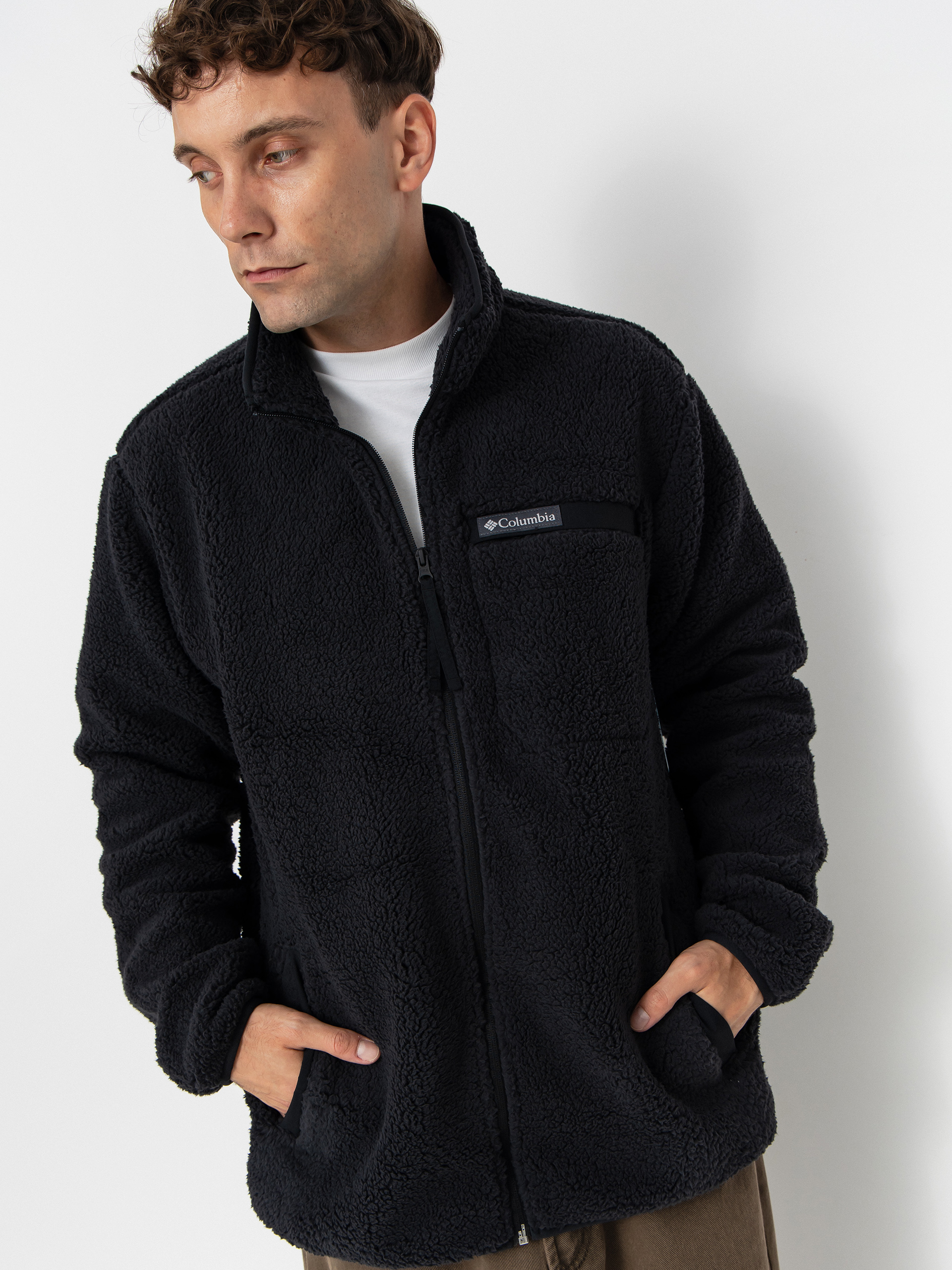 Поларени суитшърт Columbia Rugged Ridge High Pile Full Zip