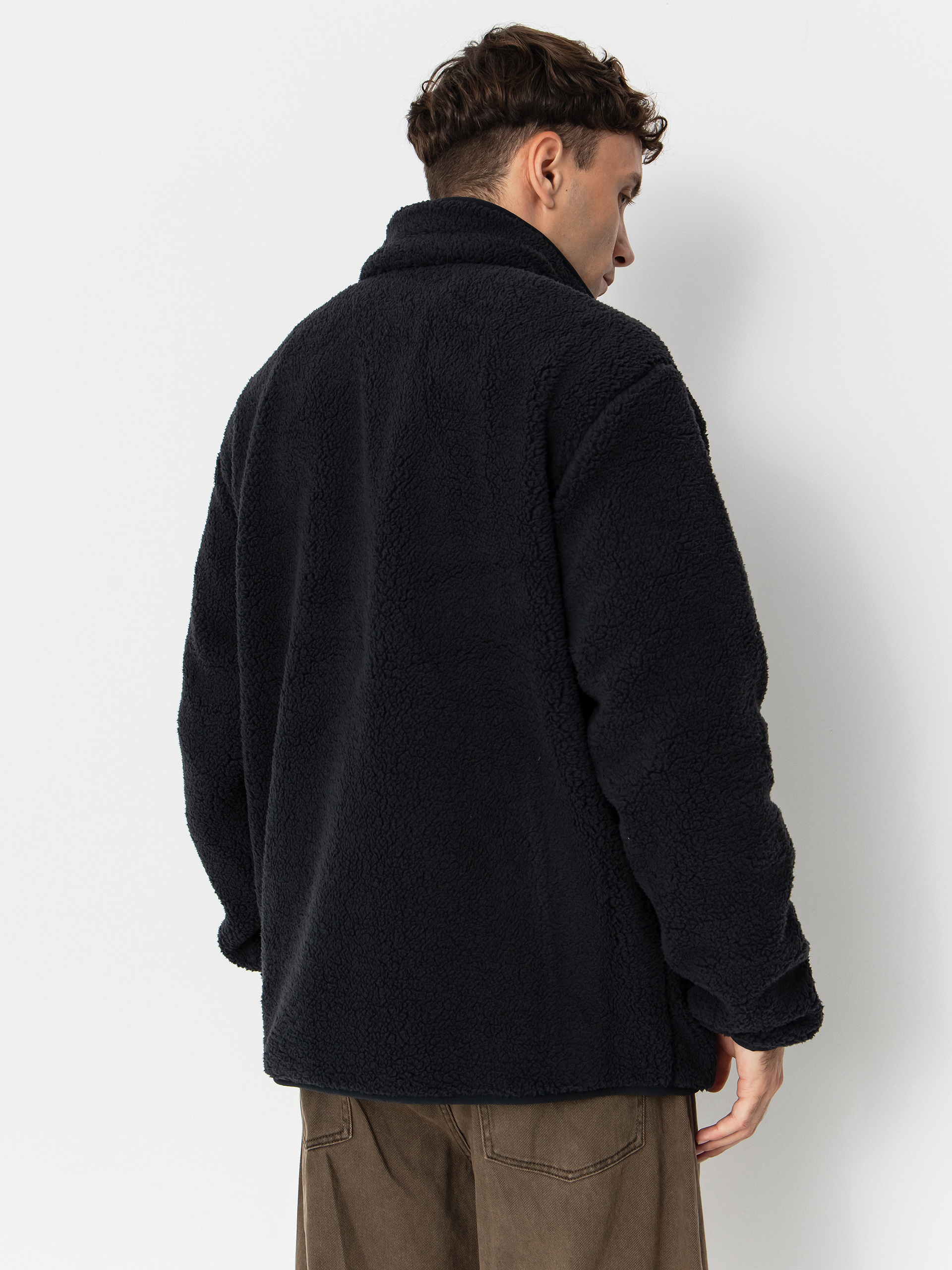 Мъжки Поларени суитшърт Columbia Rugged Ridge High Pile Full Zip (black)