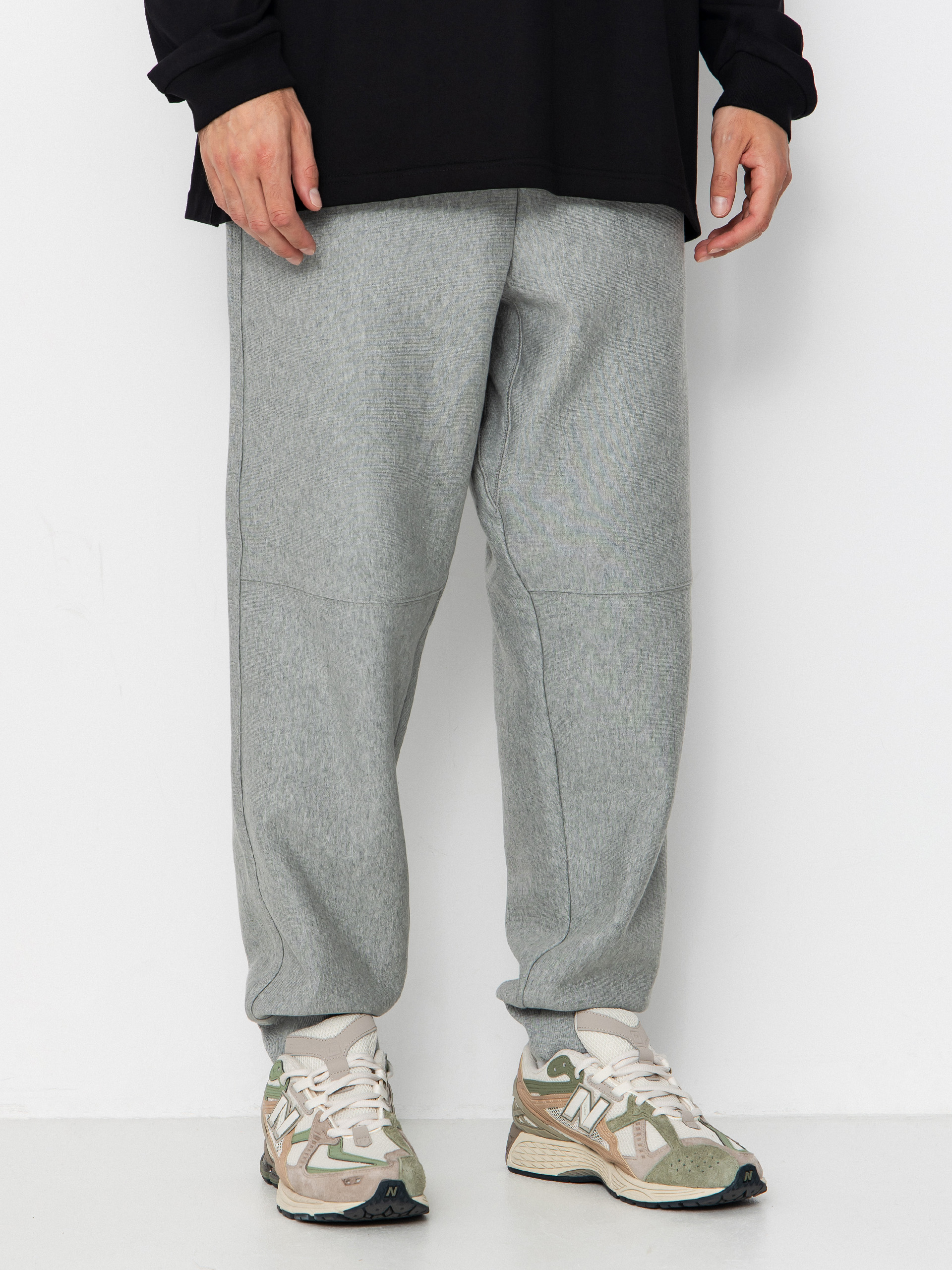 Панталони Carhartt WIP American Script Jogging (grey heather)