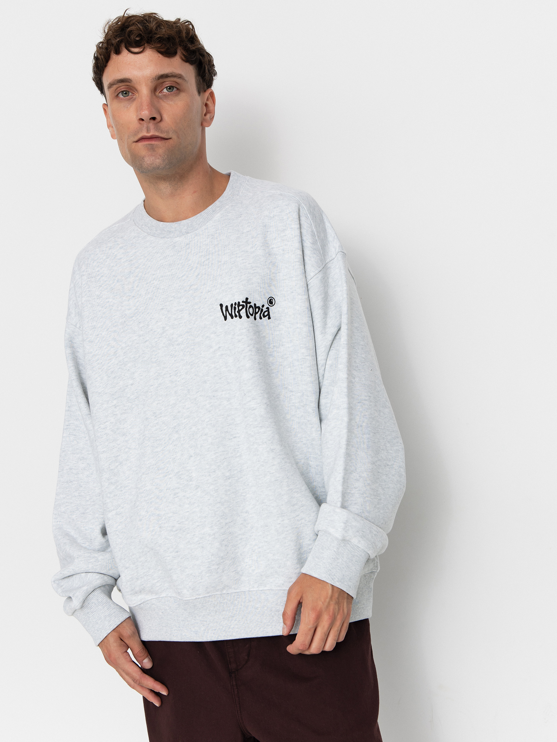 Суитшърт Carhartt WIP Wiptopia (ash heather)