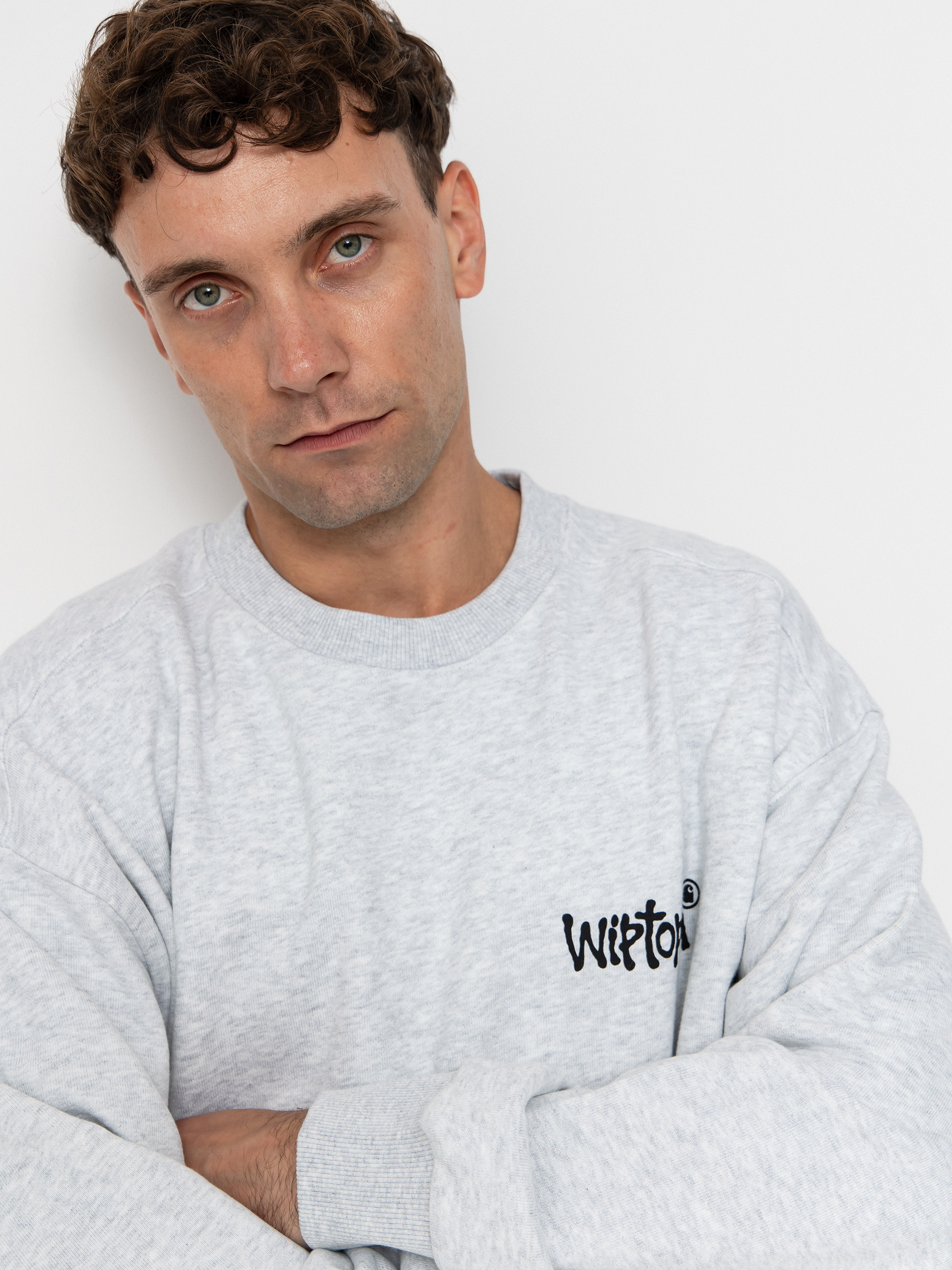 Суитшърт Carhartt WIP Wiptopia (ash heather)