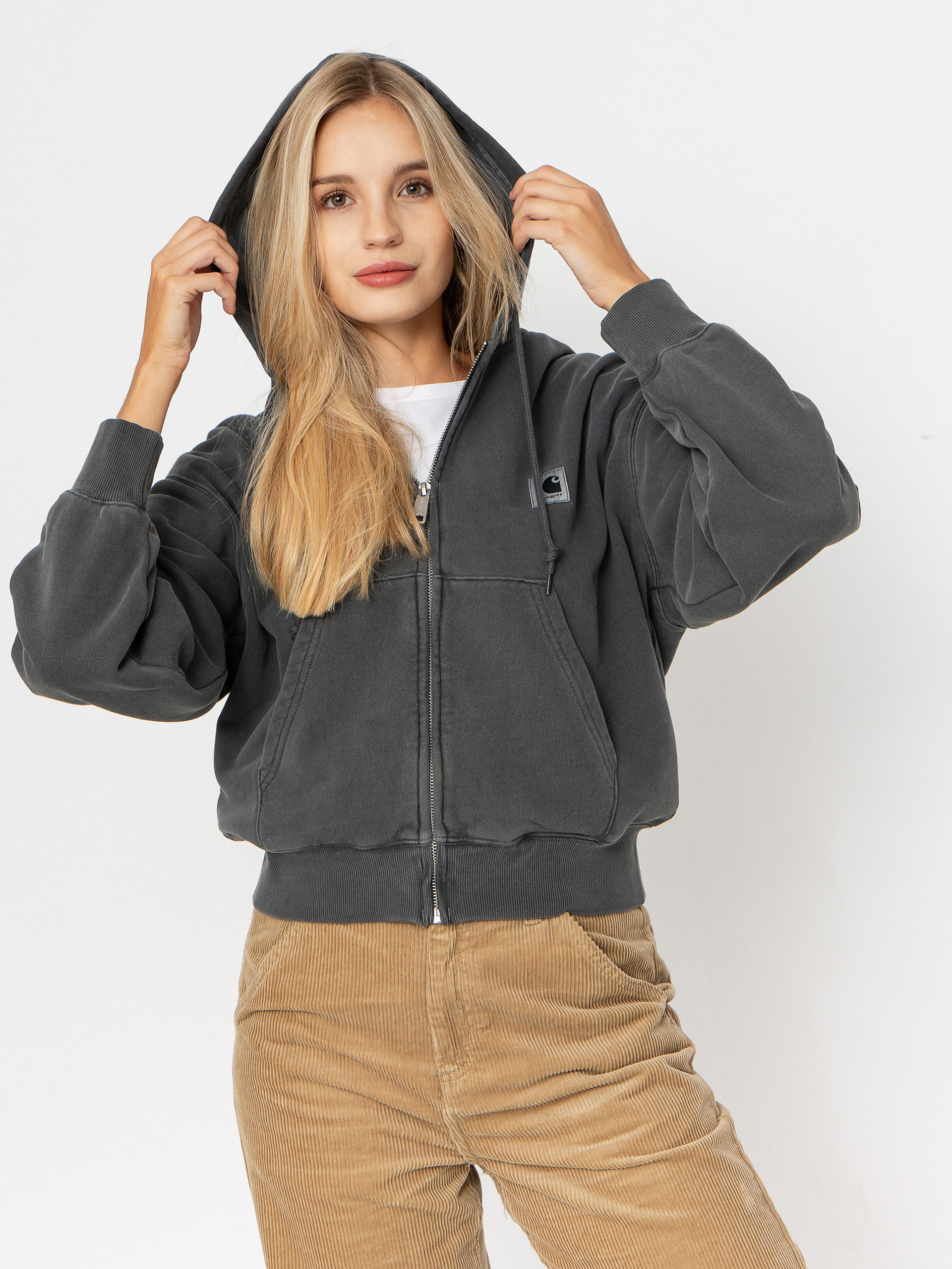 Суитшърт с качулка Carhartt WIP Nelson ZHD Wmn