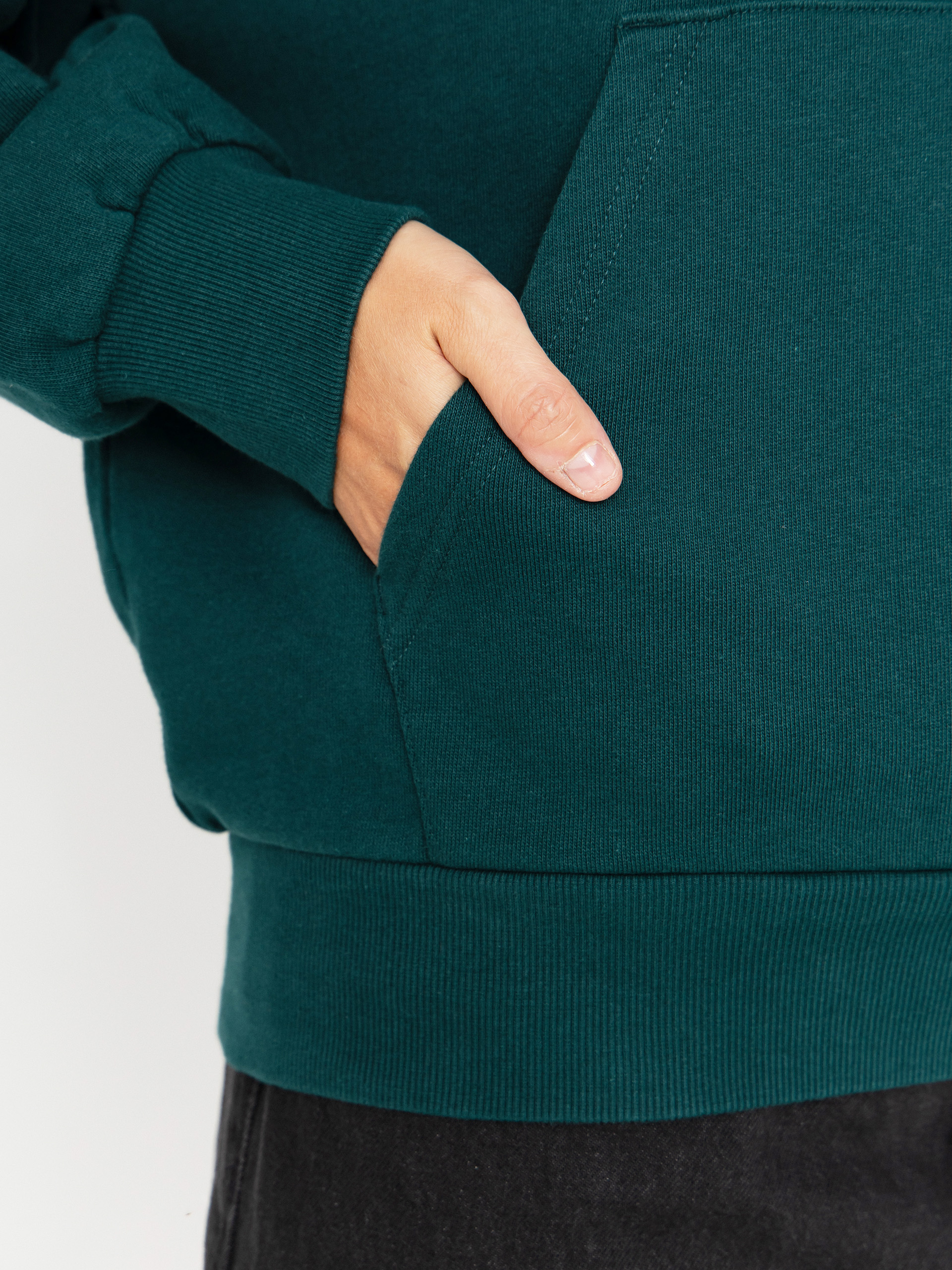 Суитшърт с качулка Carhartt WIP Casey HD Wmn (dark fir/silver)