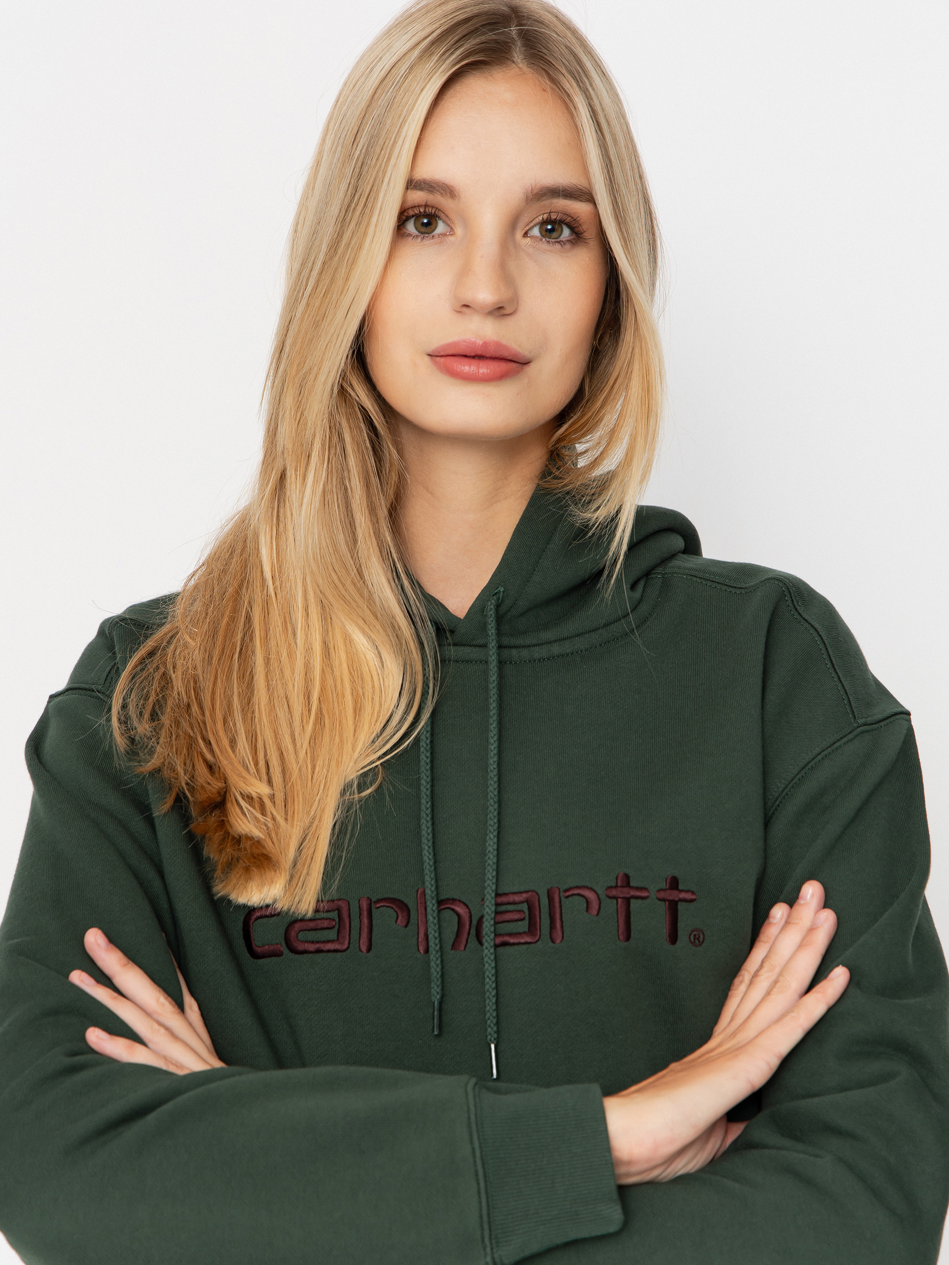 Суитшърт с качулка Carhartt WIP Carhartt HD Wmn