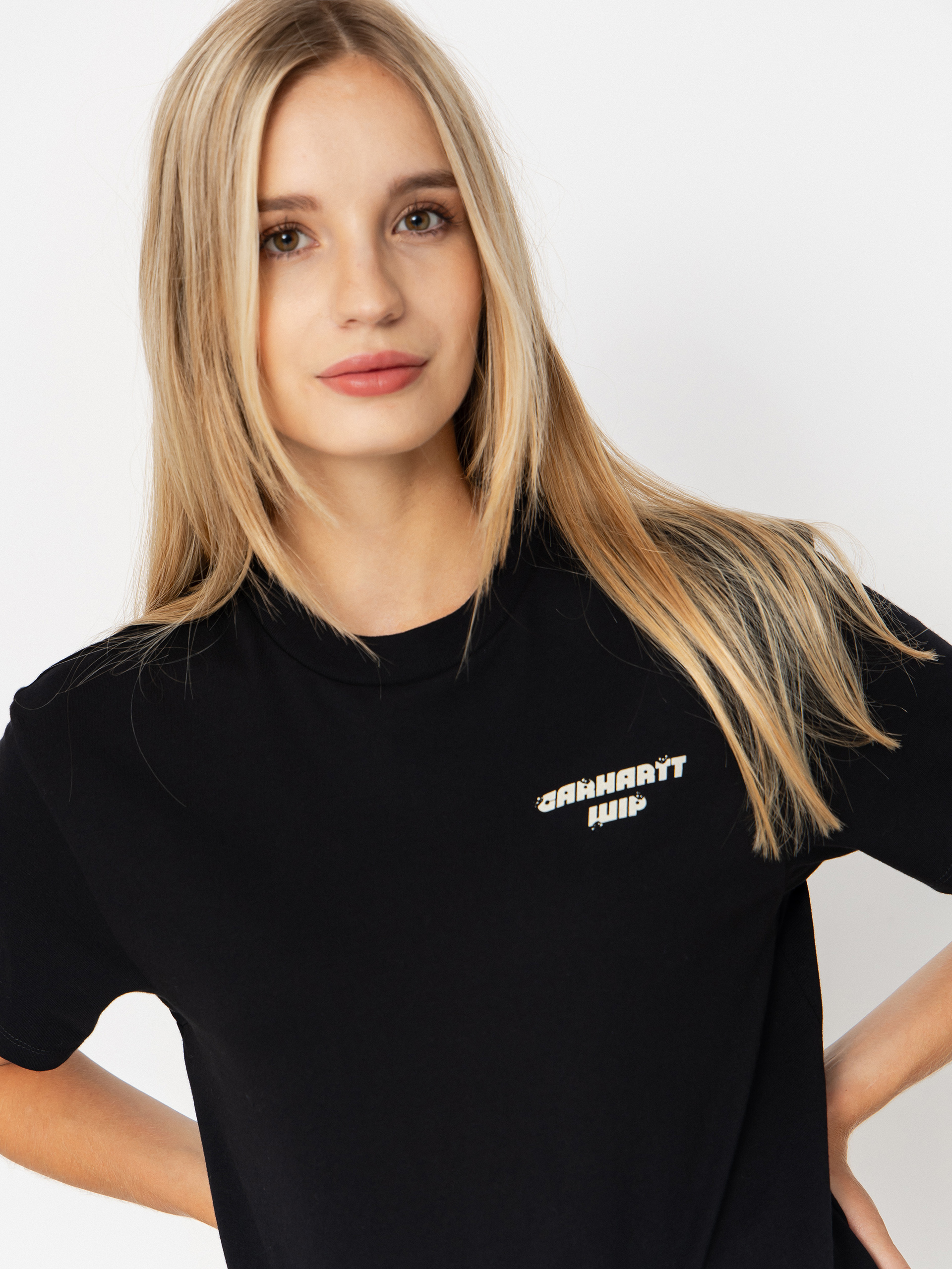Тениска Carhartt WIP Wiptopia Wmn (black)