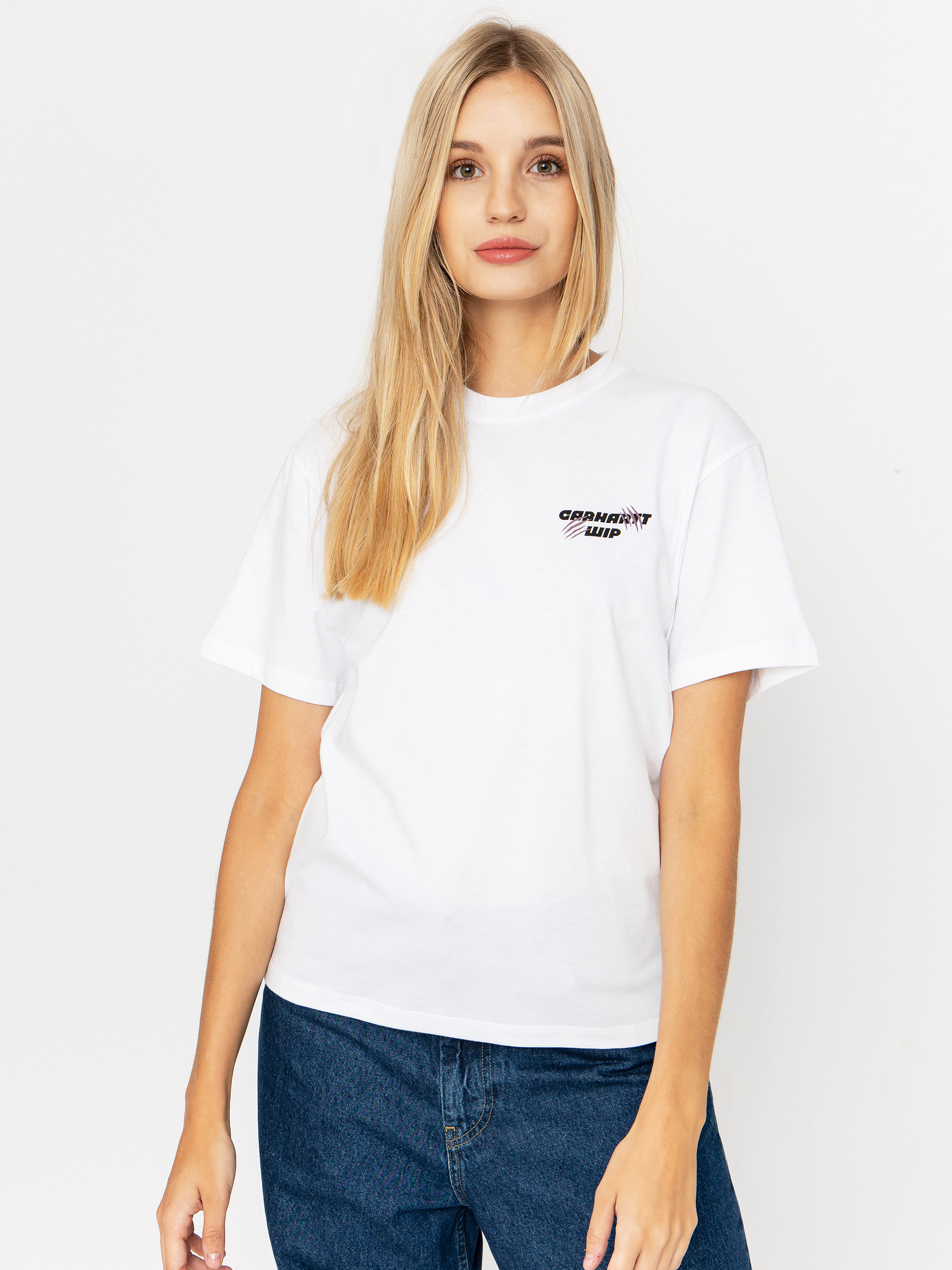 Тениска Carhartt WIP Wiptopia Wmn (white)