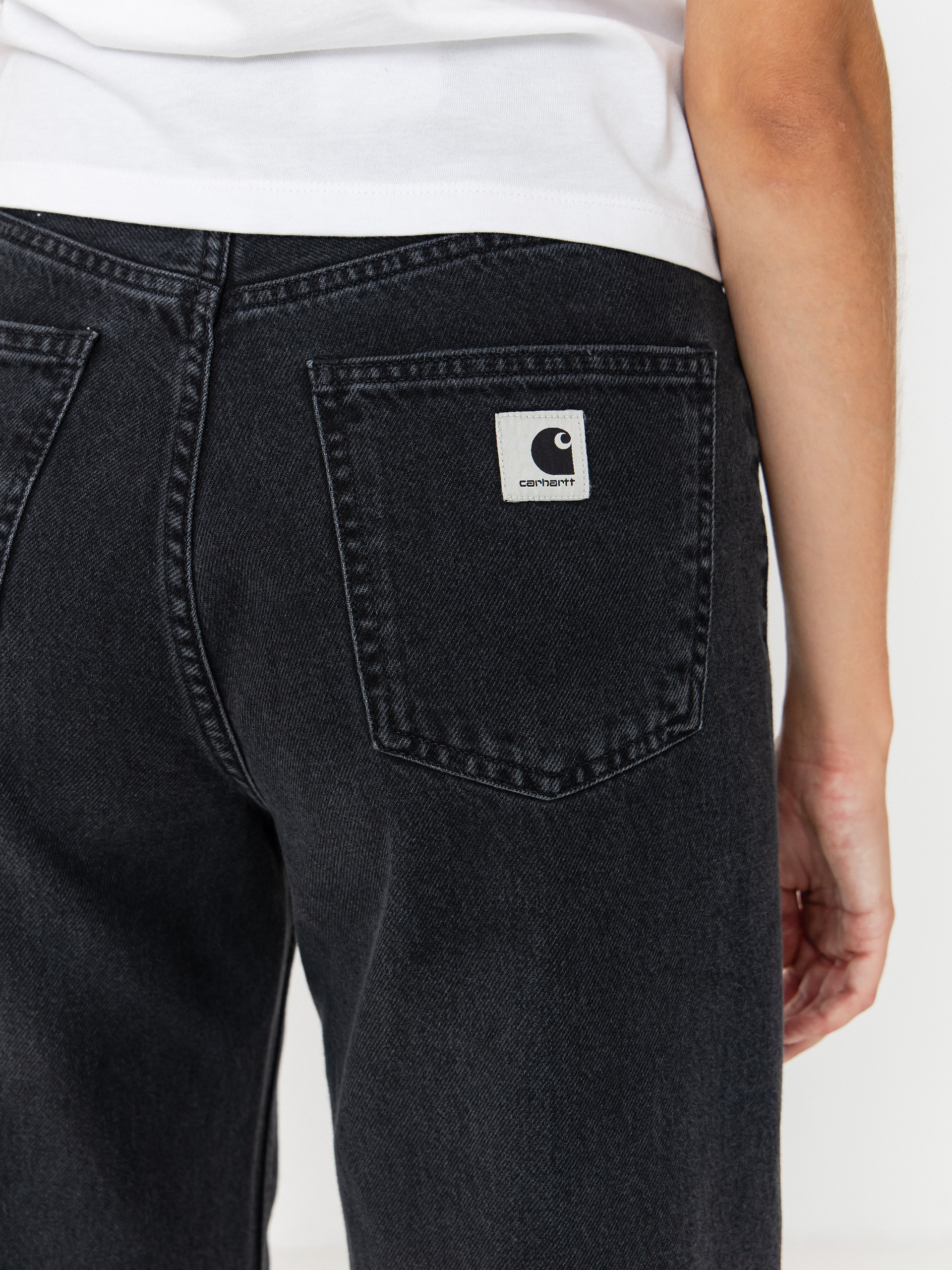Панталони Carhartt WIP Jane Wmn (black/heavy stone wash)