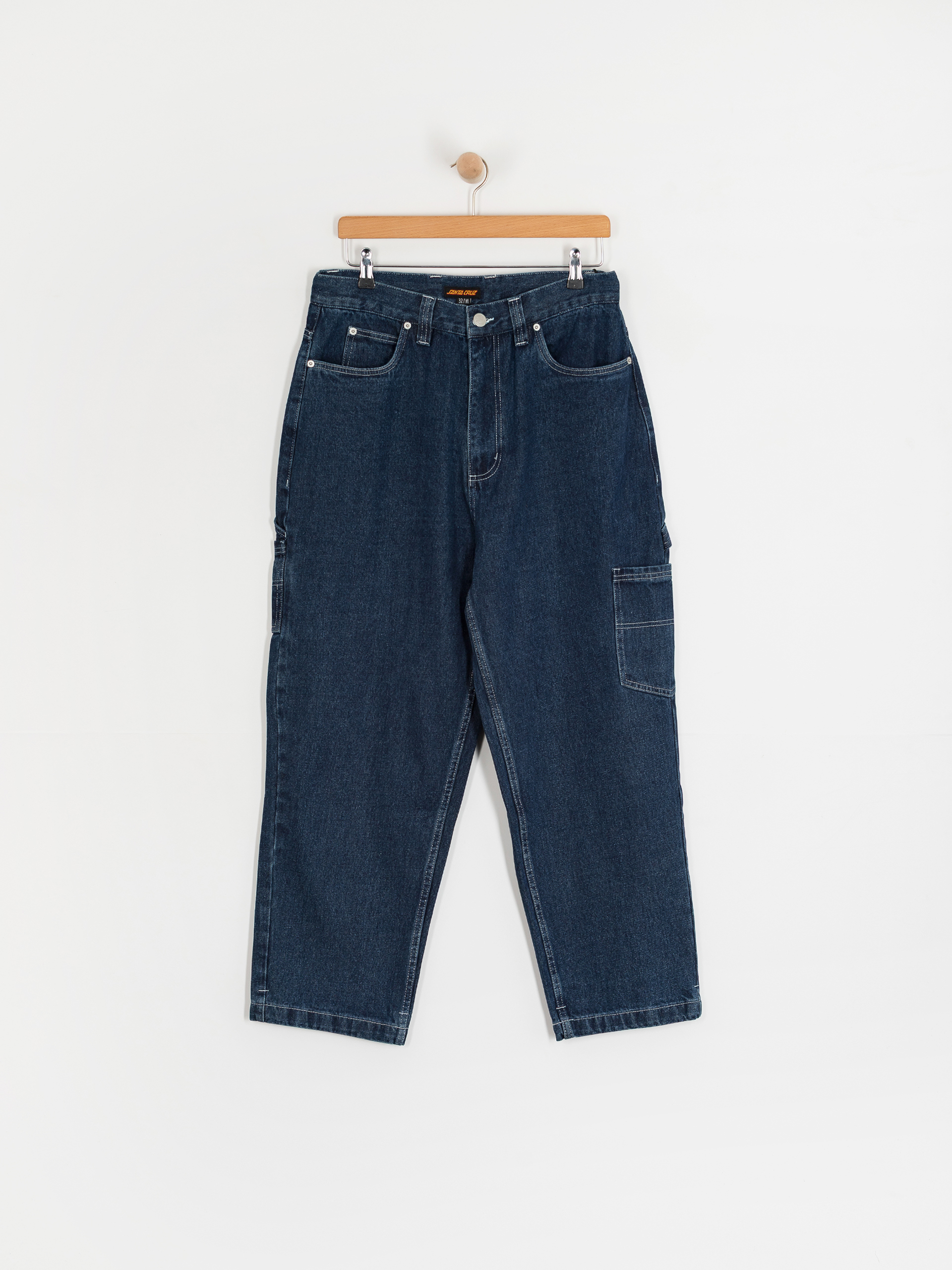 Панталони Santa Cruz Carpenter (dark denim/white)