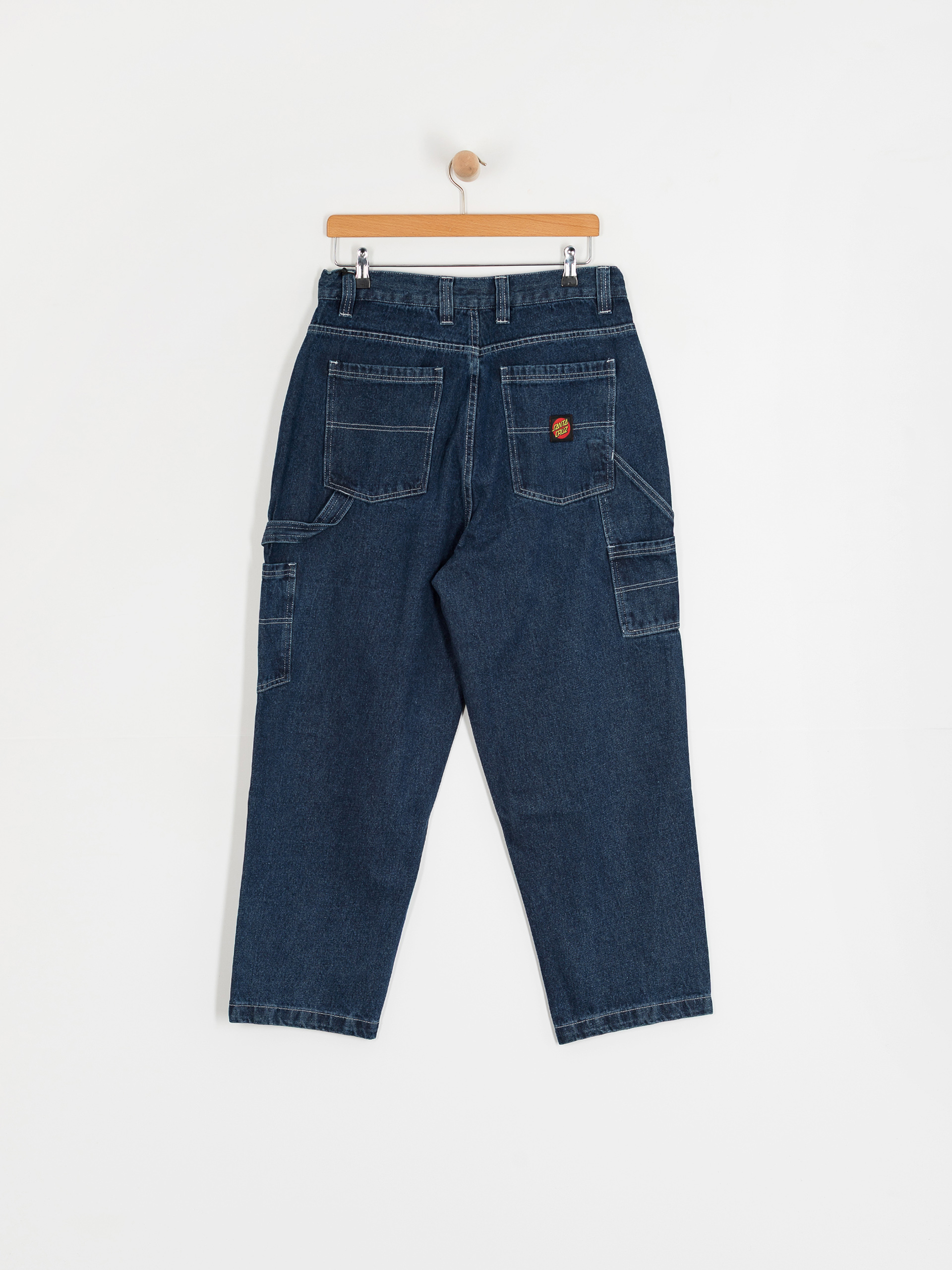 Панталони Santa Cruz Carpenter (dark denim/white)