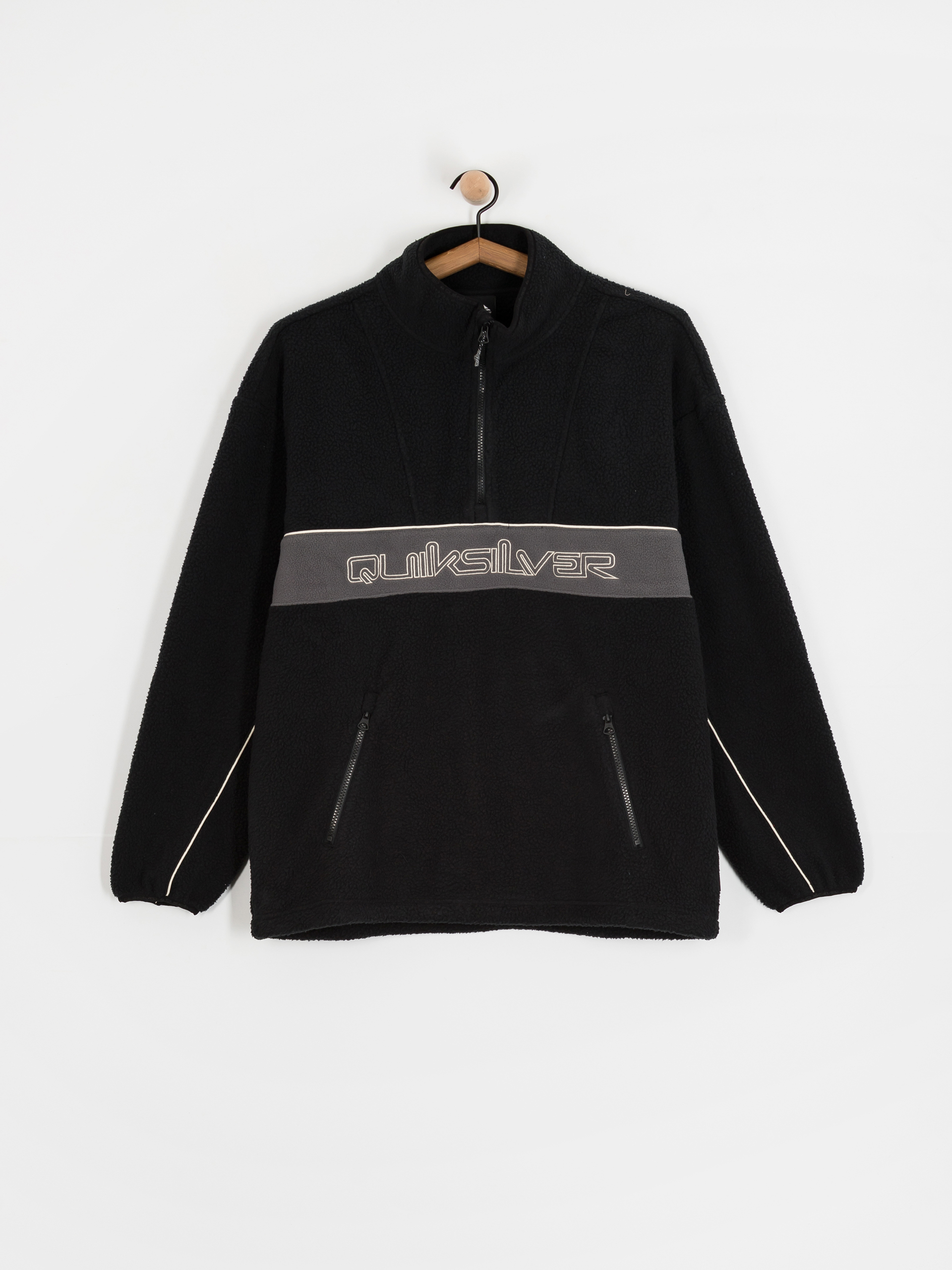 Мъжки Поларени суитшърт Quiksilver Omni Sherpa HZ (black)