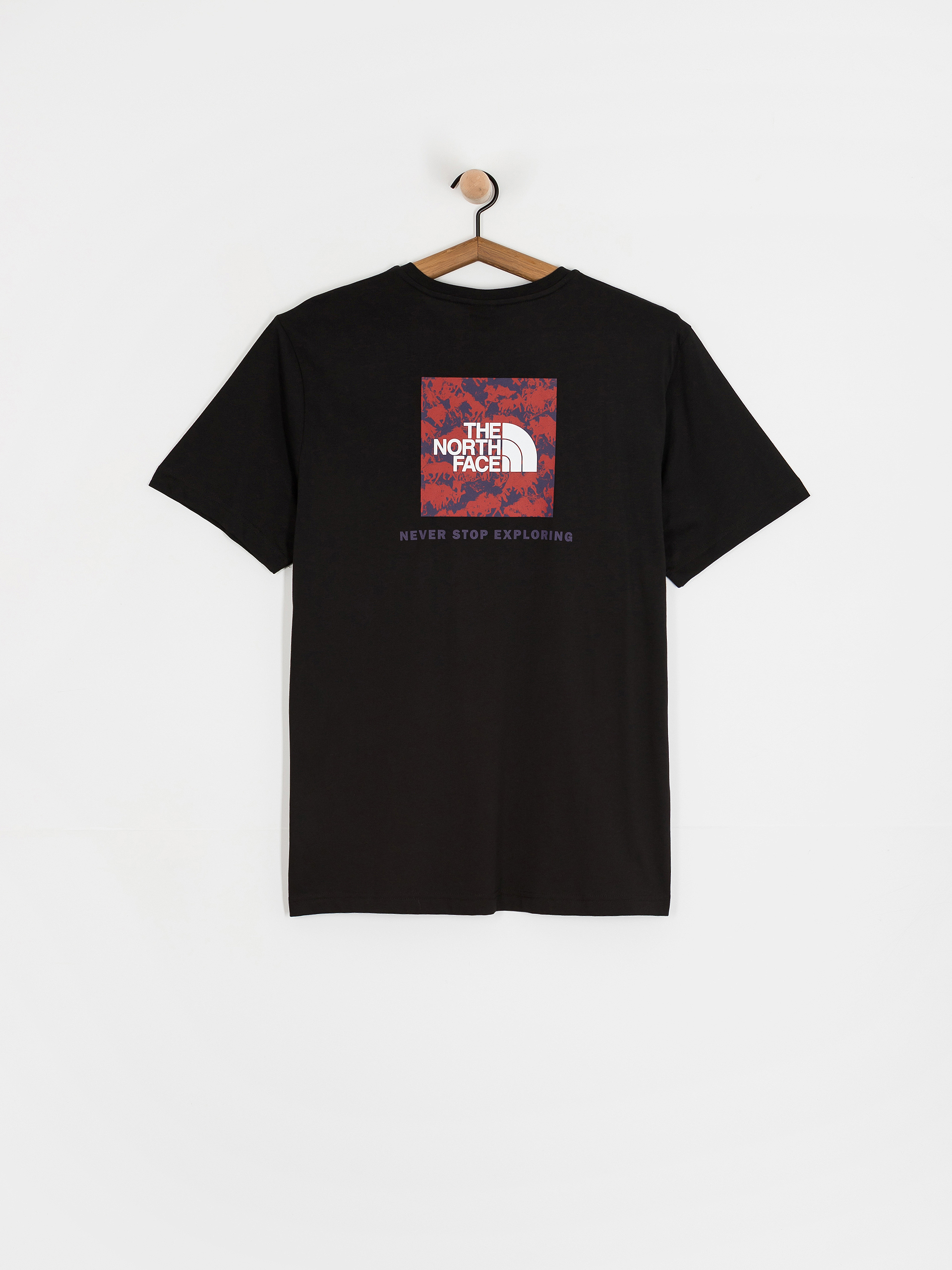 Тениска The North Face Box Nse Raku Horse Infill (tnf black/cardinal red)