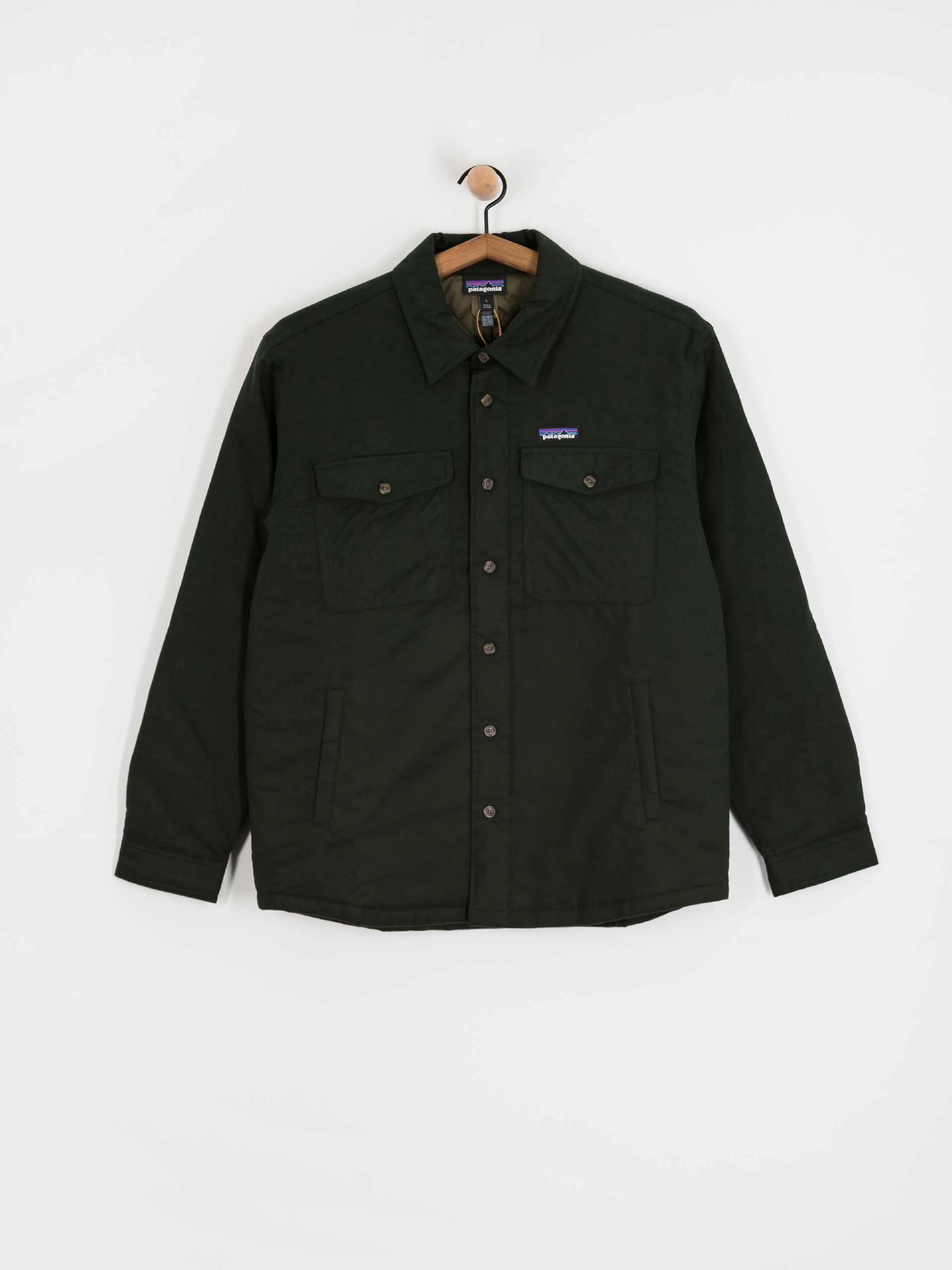 Риза Patagonia LW Insulated Fjord Flannel (old growth green)