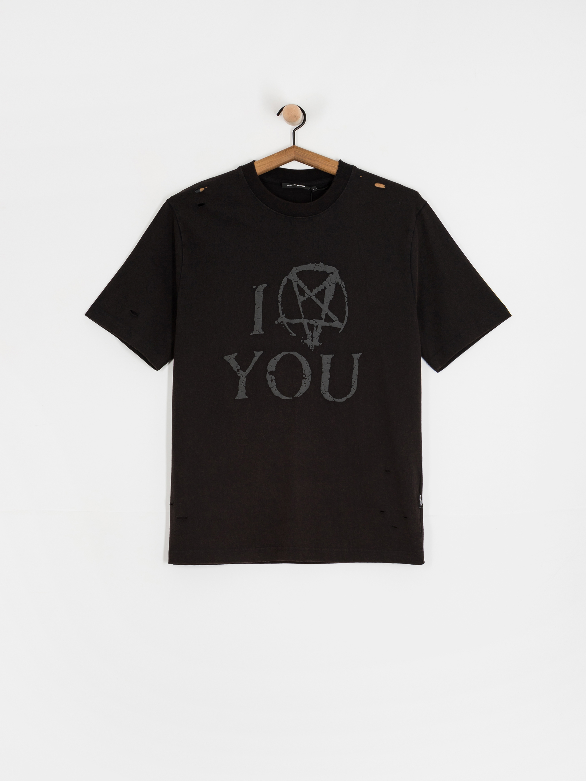 Тениска Wasted Paris Curse (faded black)