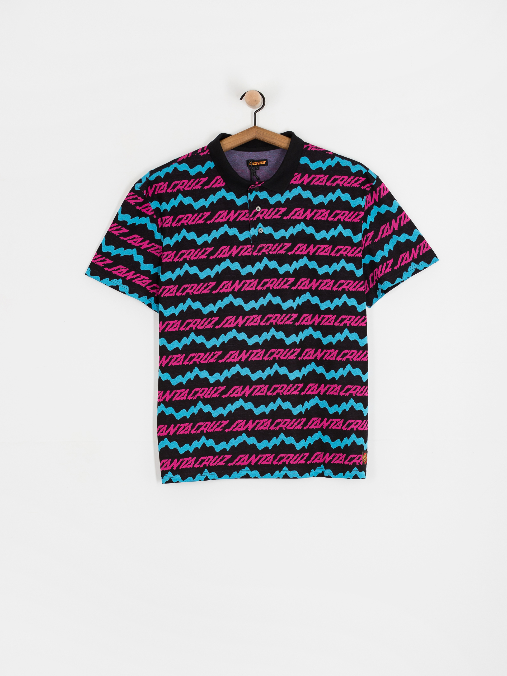 Тениска Santa Cruz Slime Drip Polo (black)