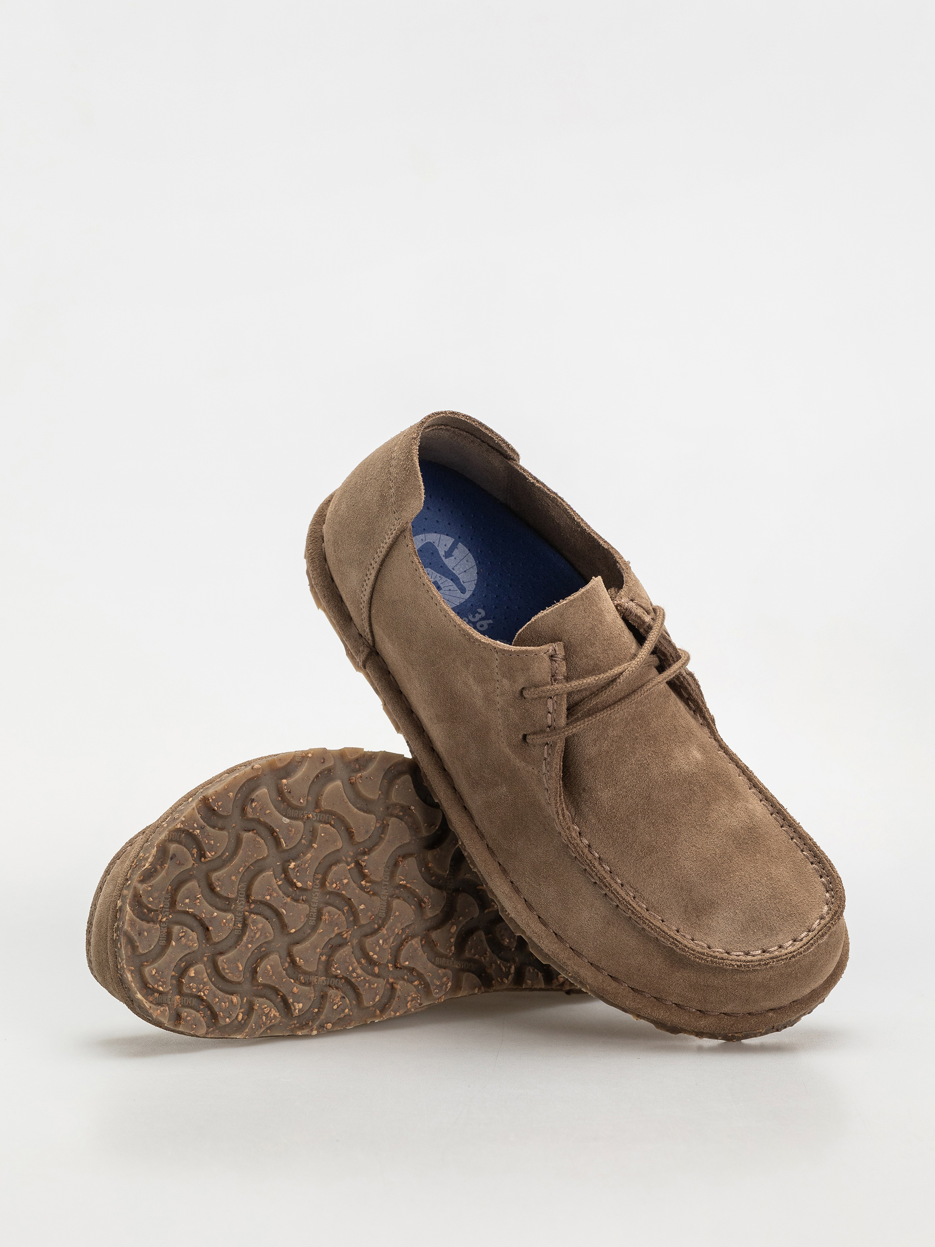 Чехли Birkenstock Utti Lace Suede Leather Narrow Wmn (gray taupe)