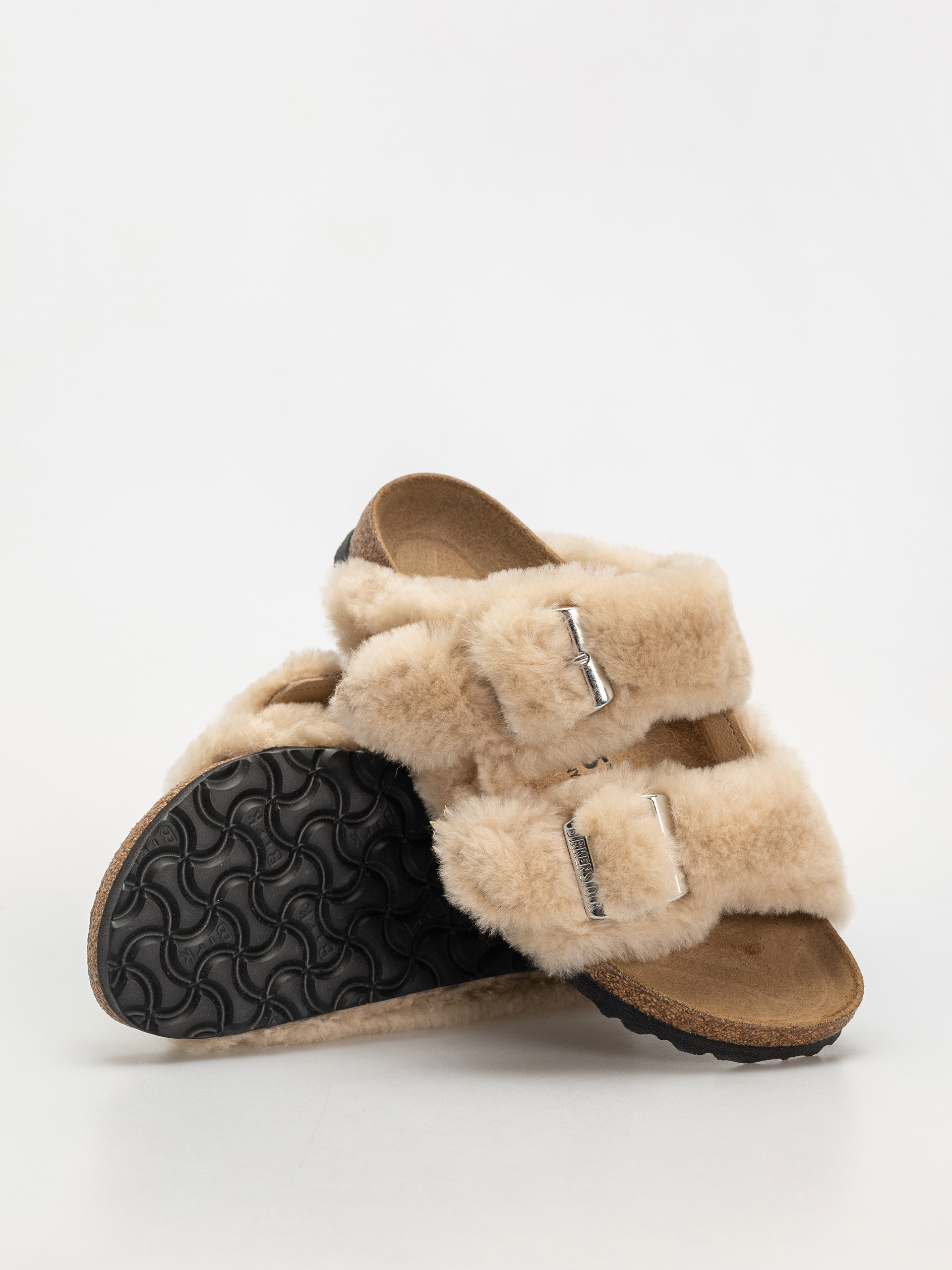 Чехли Birkenstock Arizona Shearling Cover Upper Narrow Wmn (sandcastle)