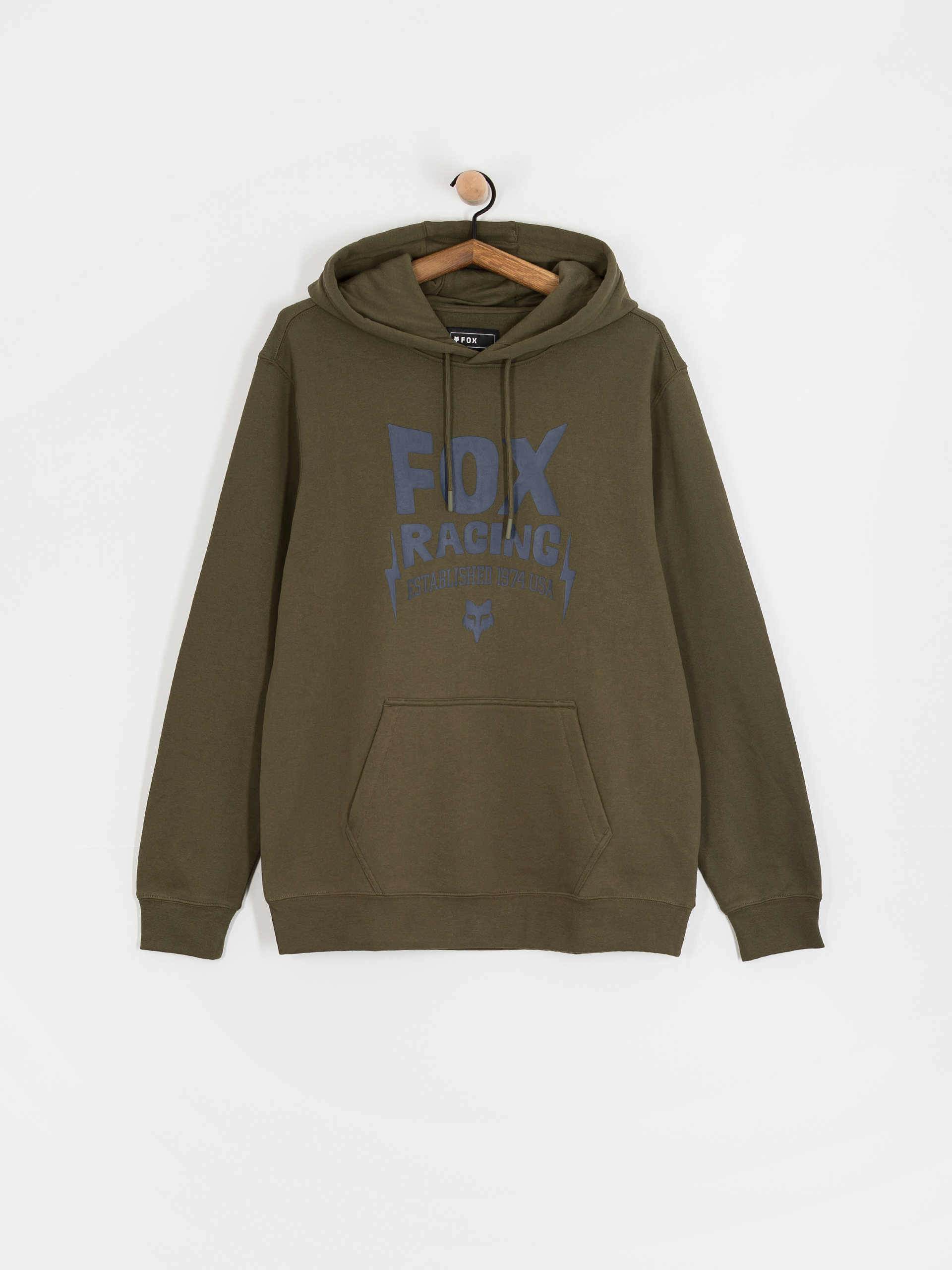 Суитшърт с качулка Fox Bolt HD (olive green)