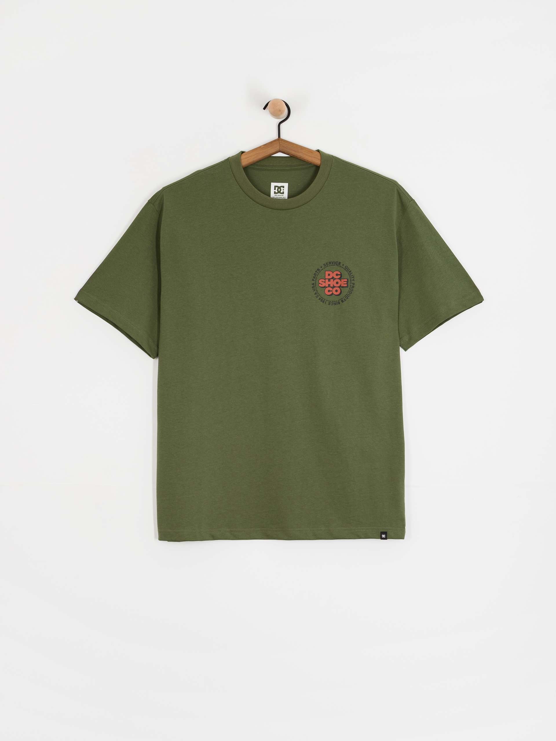 Тениска DC Work Circle (bronze green)