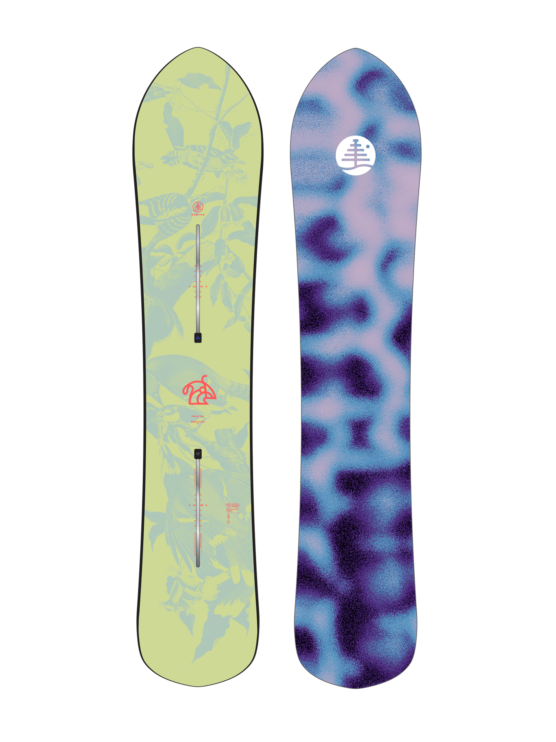 Сноуборд Burton Family Tree Sketch Artist