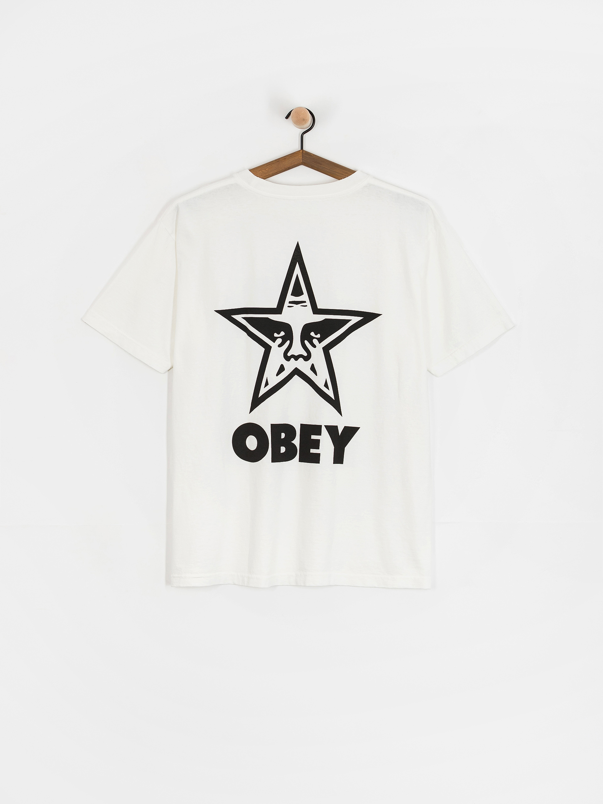 Тениска OBEY Obey Bold Star (pigmnet vintage white)