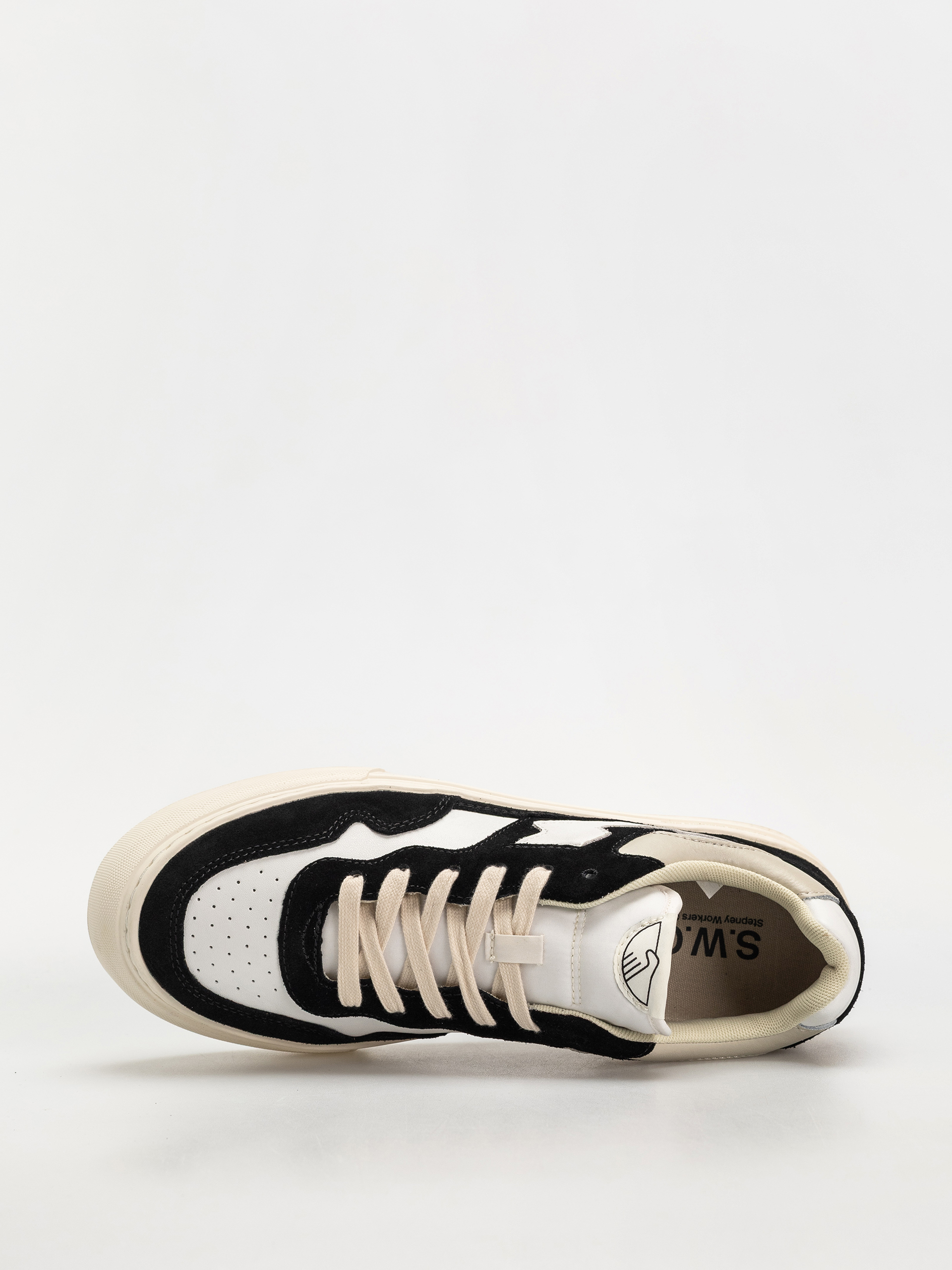 Обувки Stepney Workers Club Pearl S-Strike (suede leather black white)
