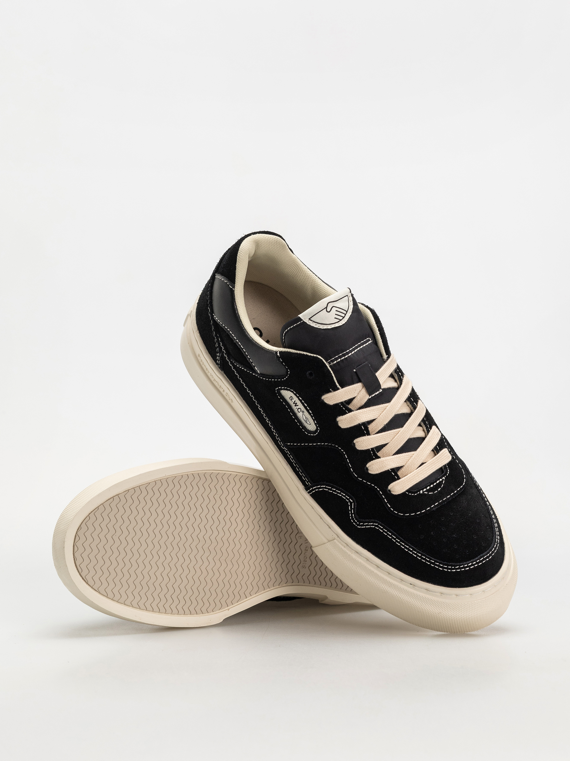 Обувки Stepney Workers Club Pearl (suede black)