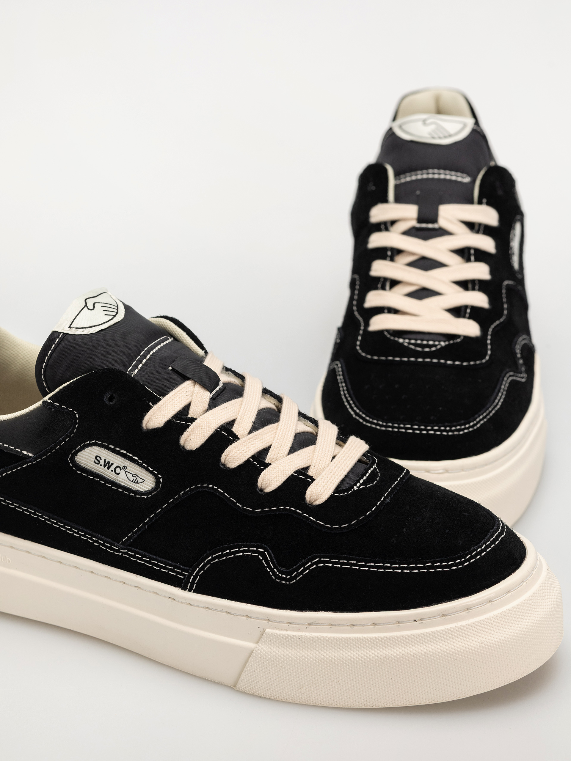 Обувки Stepney Workers Club Pearl (suede black)