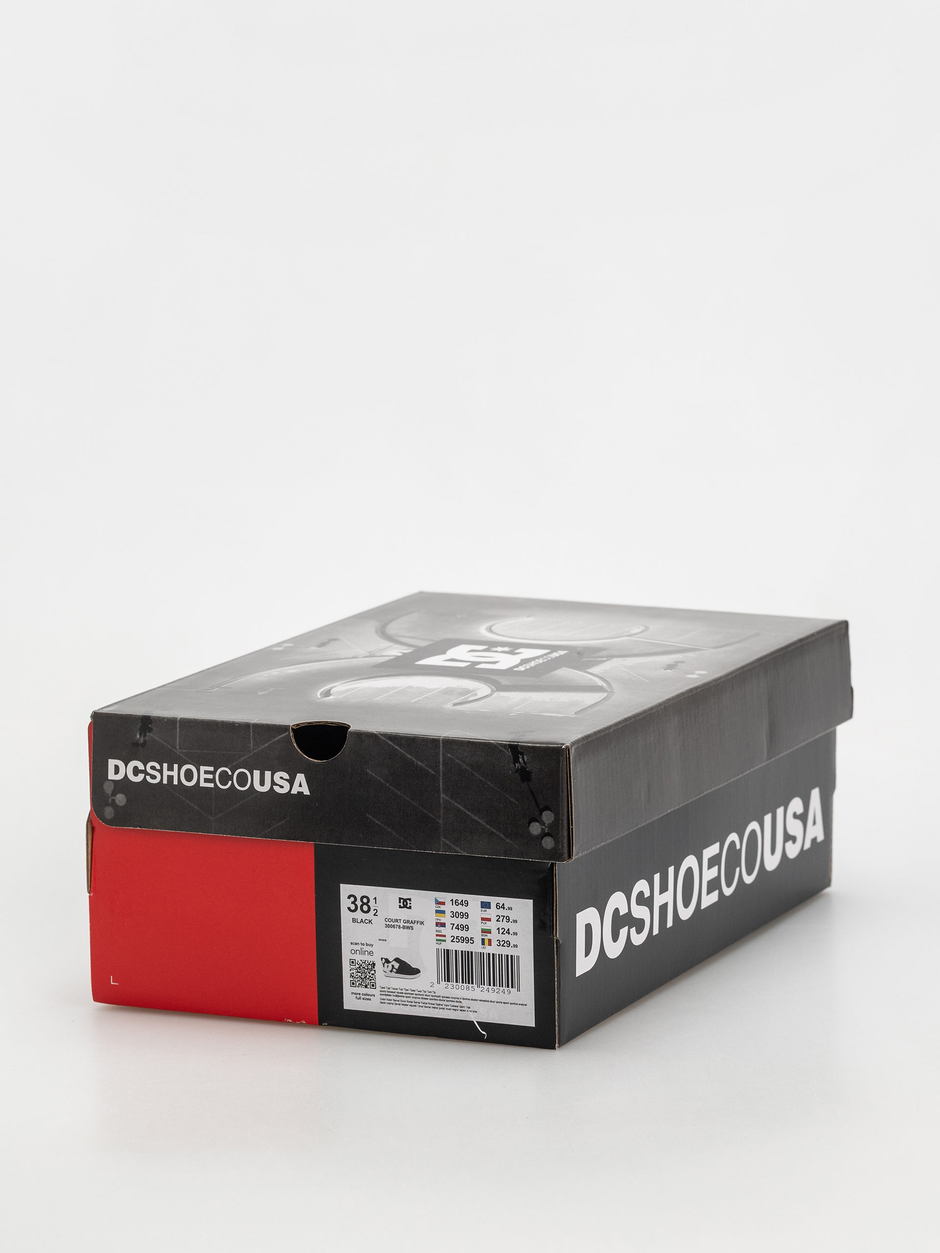 Обувки DC Court Graffik Wmn (black/white stencil)