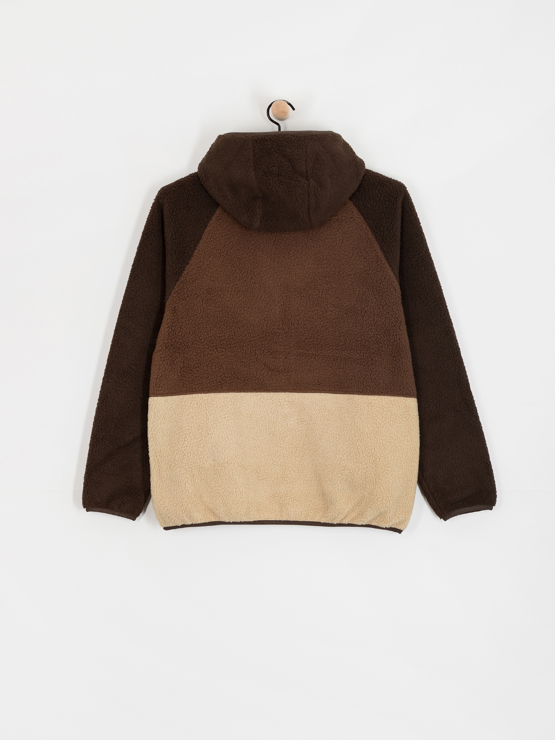 Мъжки Поларени суитшърт Iriedaily Quentin Fleece (dark coffee)