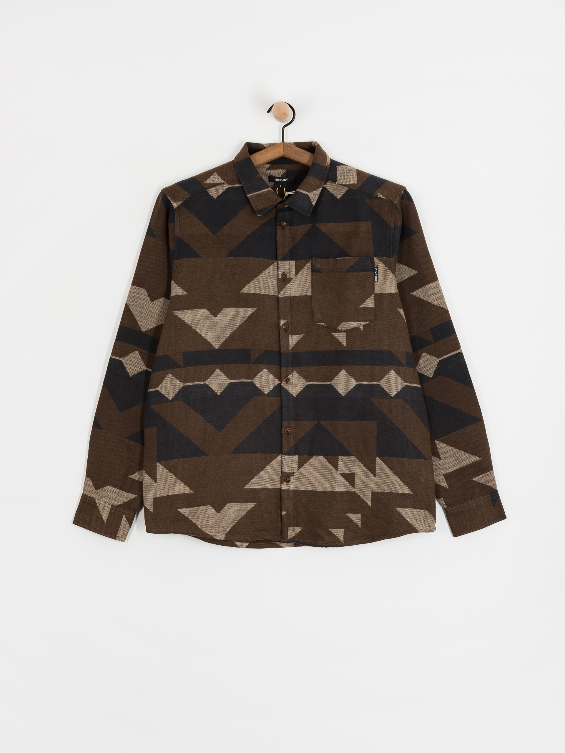 Риза Iriedaily Santania (dark coffee)