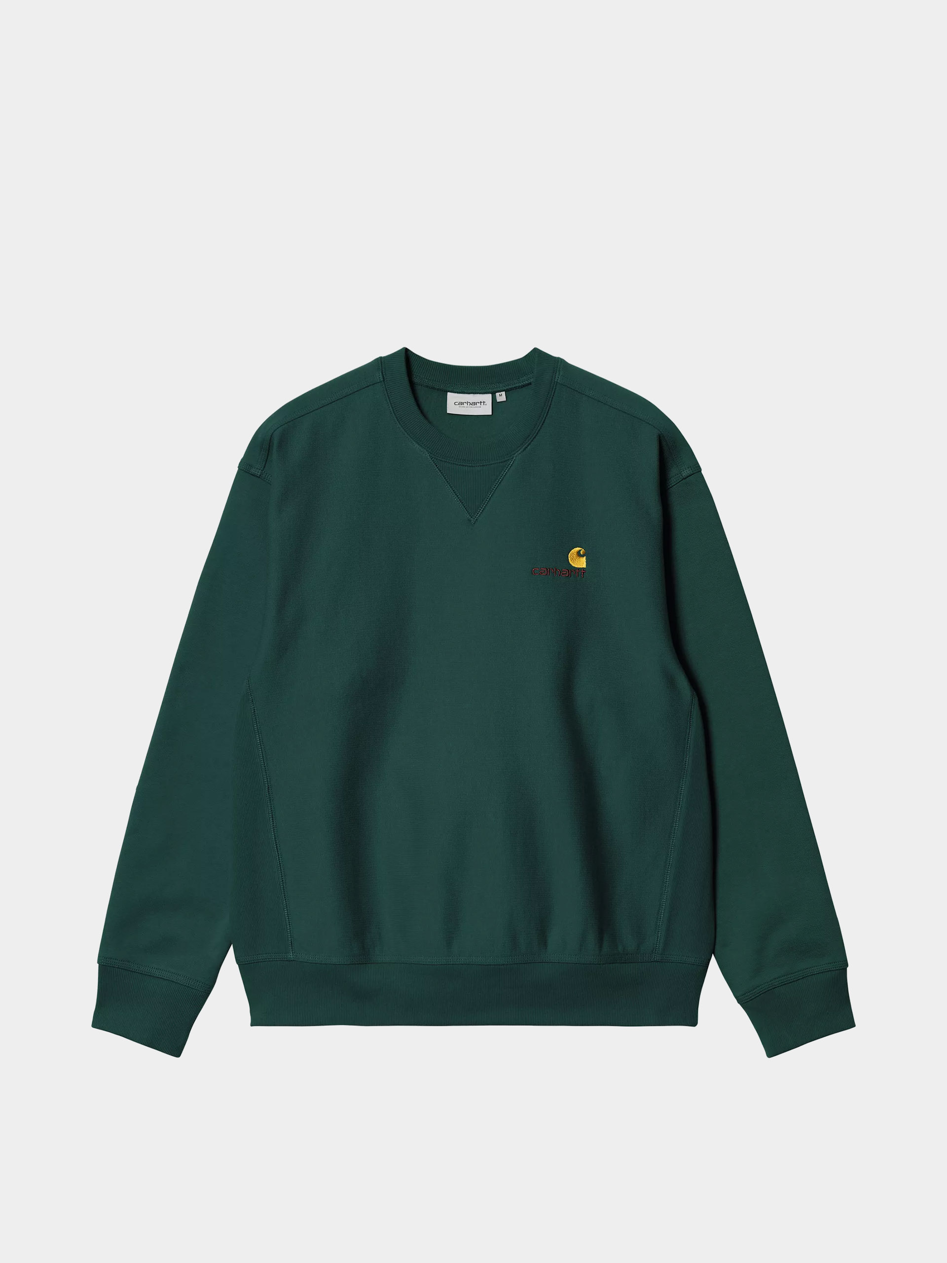 Суитшърт Carhartt WIP American Script (dark fir)