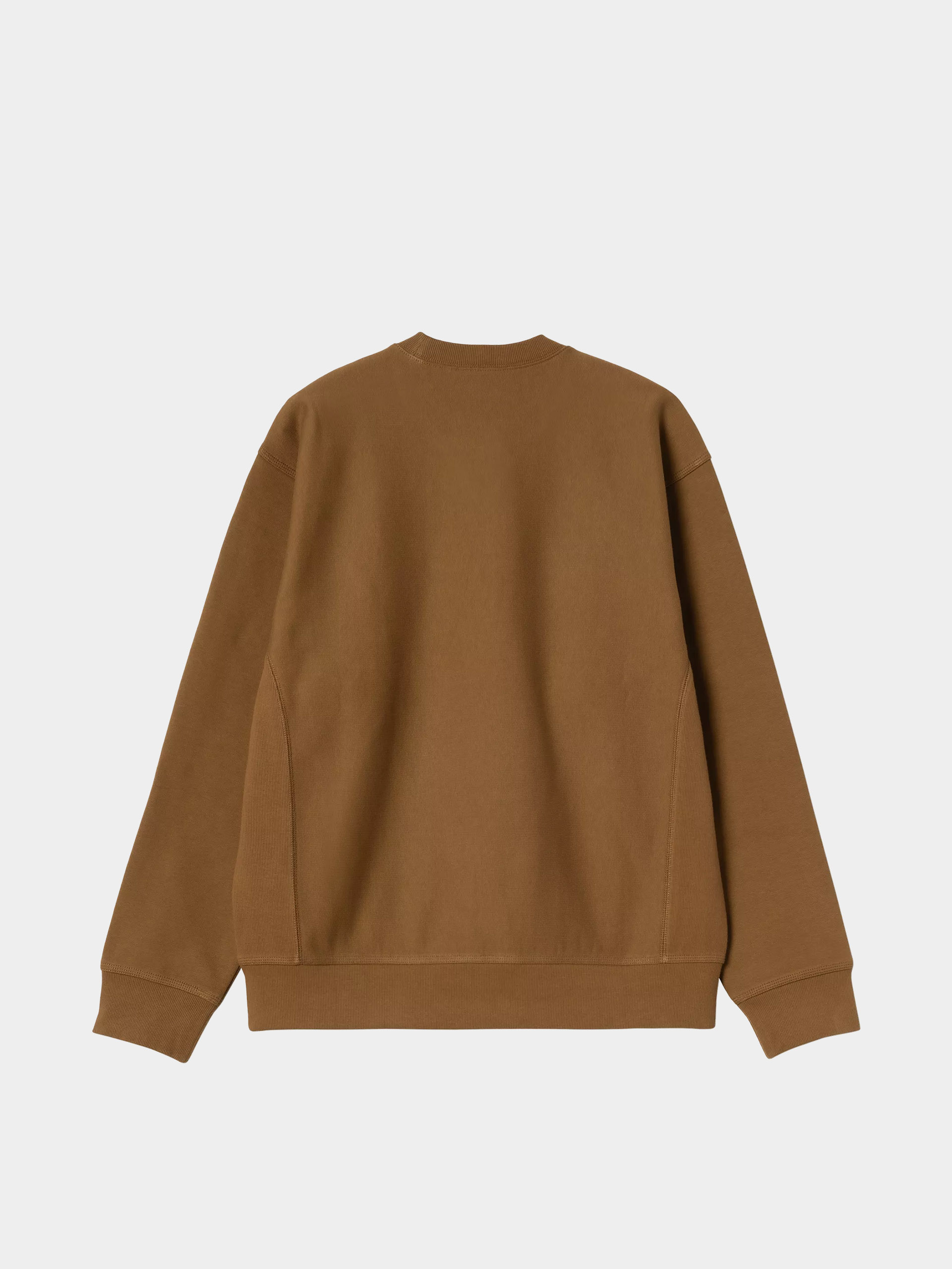 Суитшърт Carhartt WIP American Script (hamilton brown)