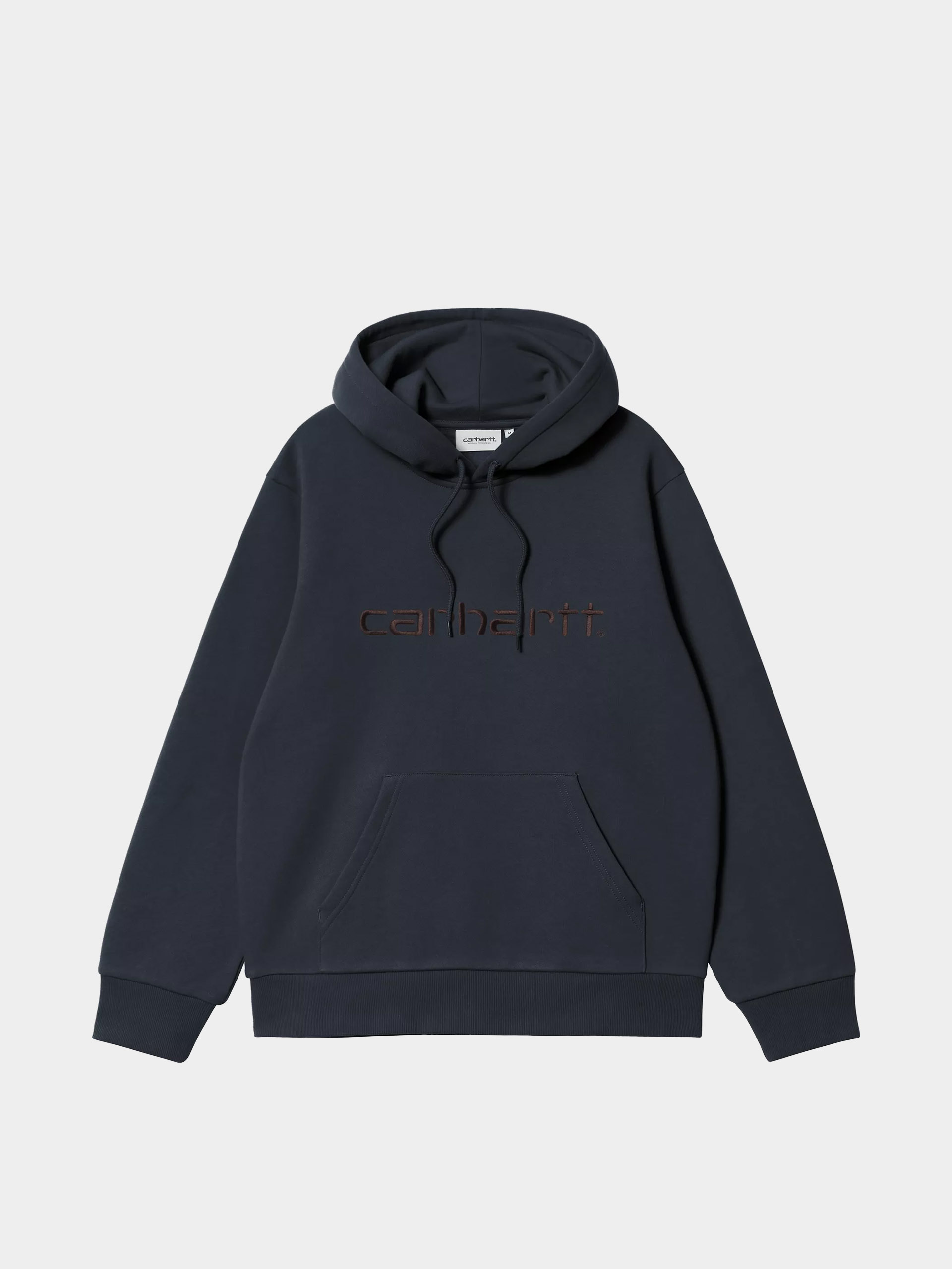 Суитшърт с качулка Carhartt WIP Carhartt HD (deep night/palisander)