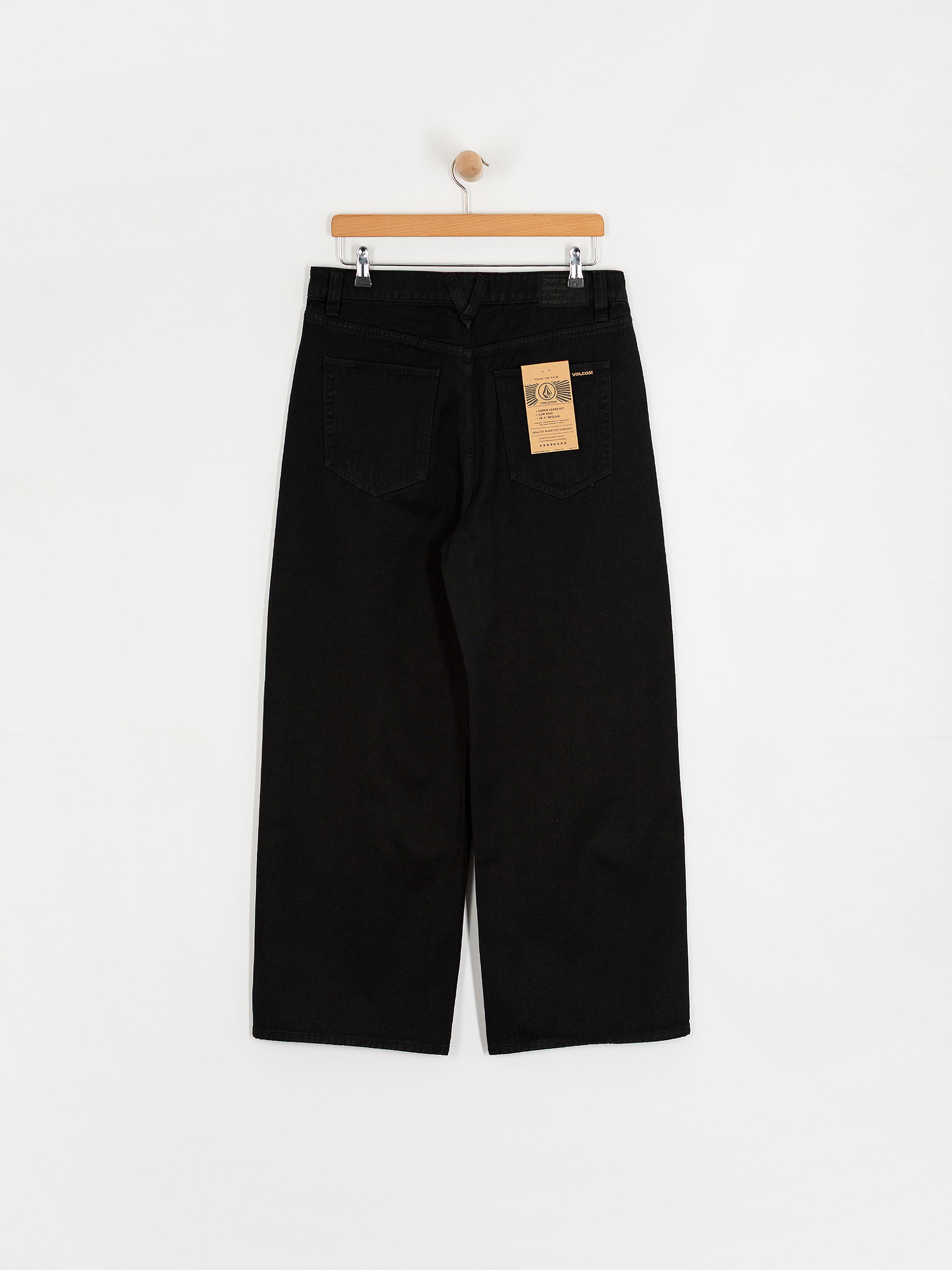Панталони Volcom Beeggy Denim Wmn (black combo)
