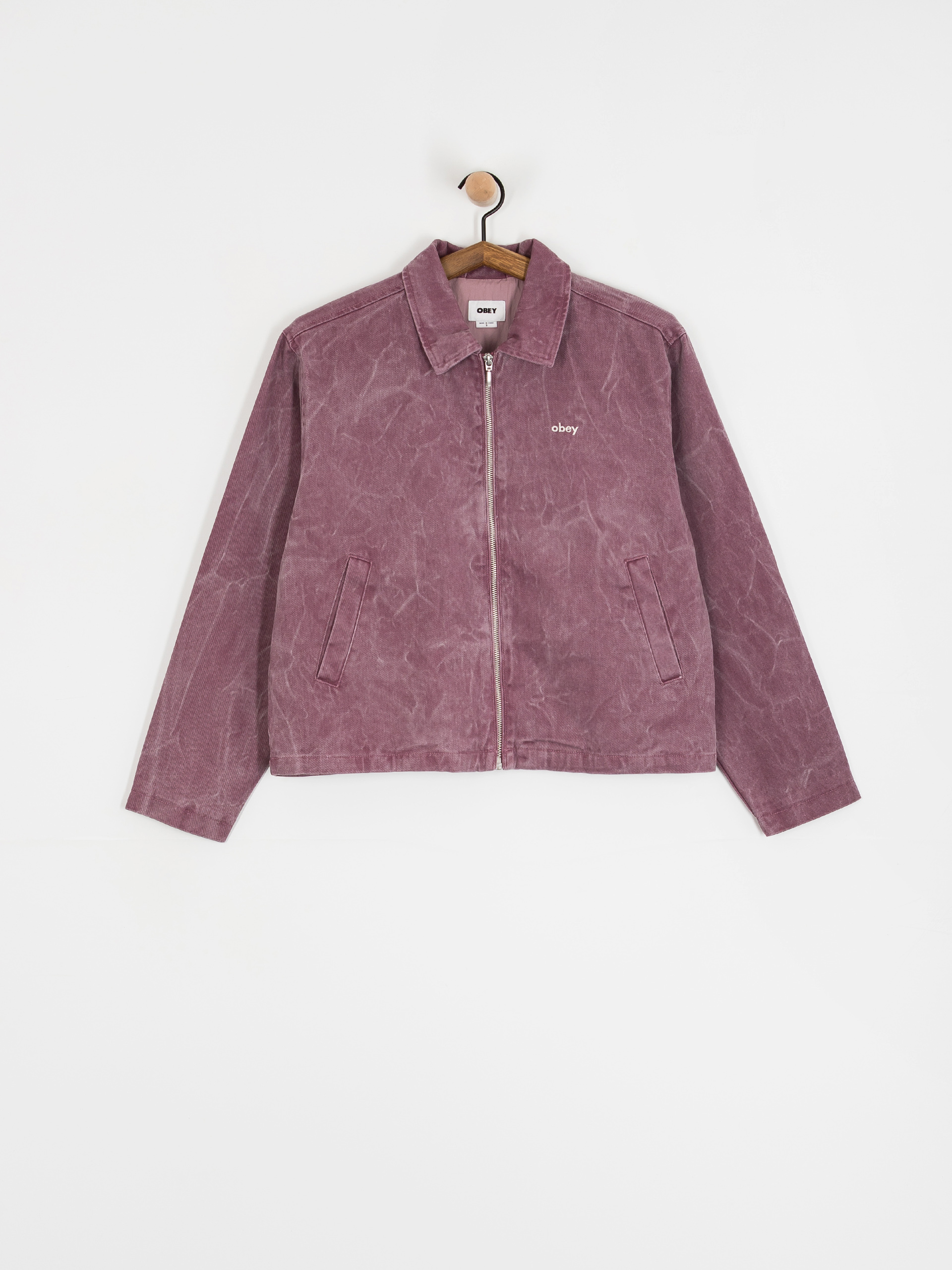 Яке OBEY Donovan Zip Wmn (tulip wrinkle wash)