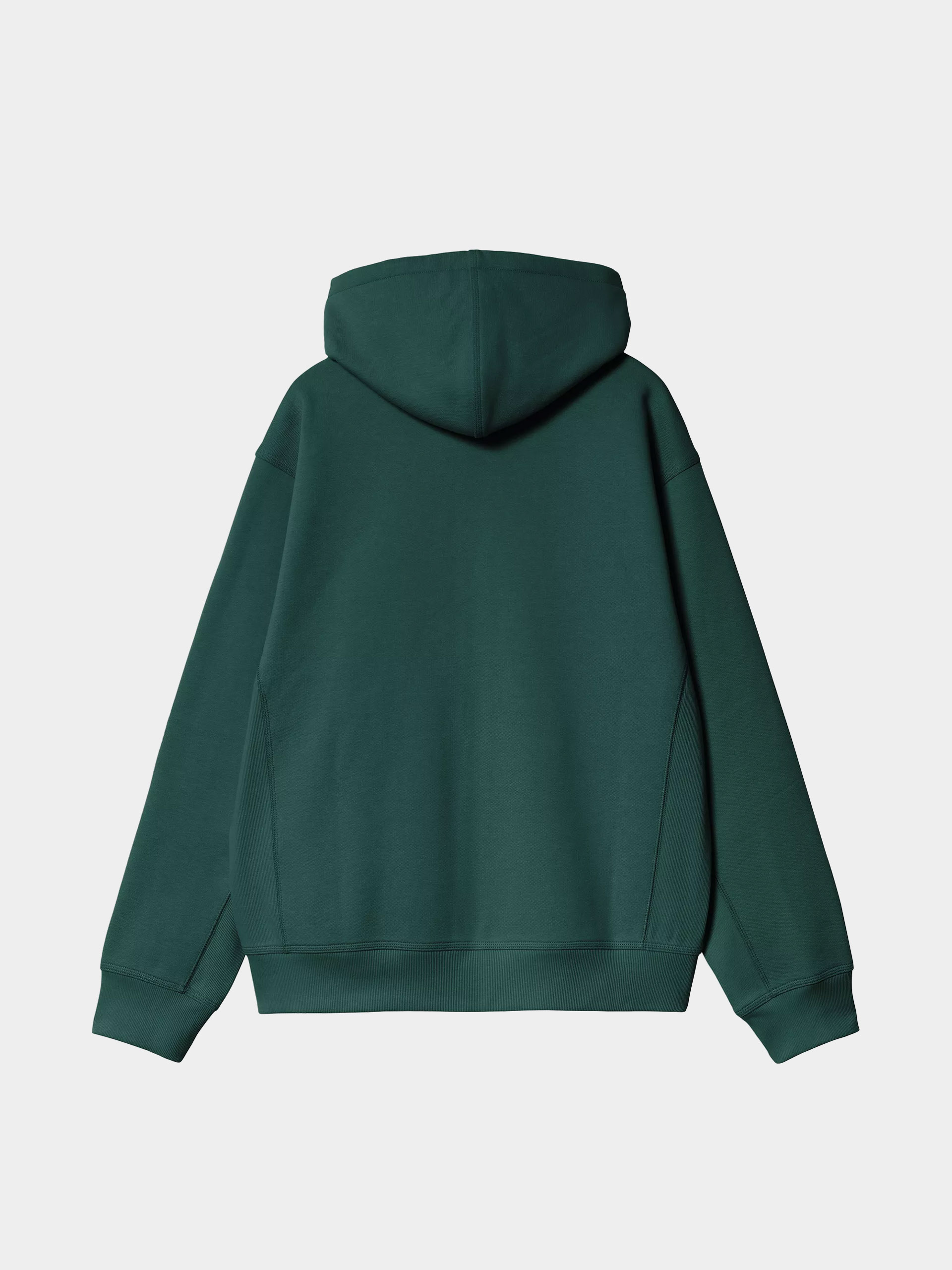 Суитшърт с качулка Carhartt WIP American Script ZHD (dark fir)