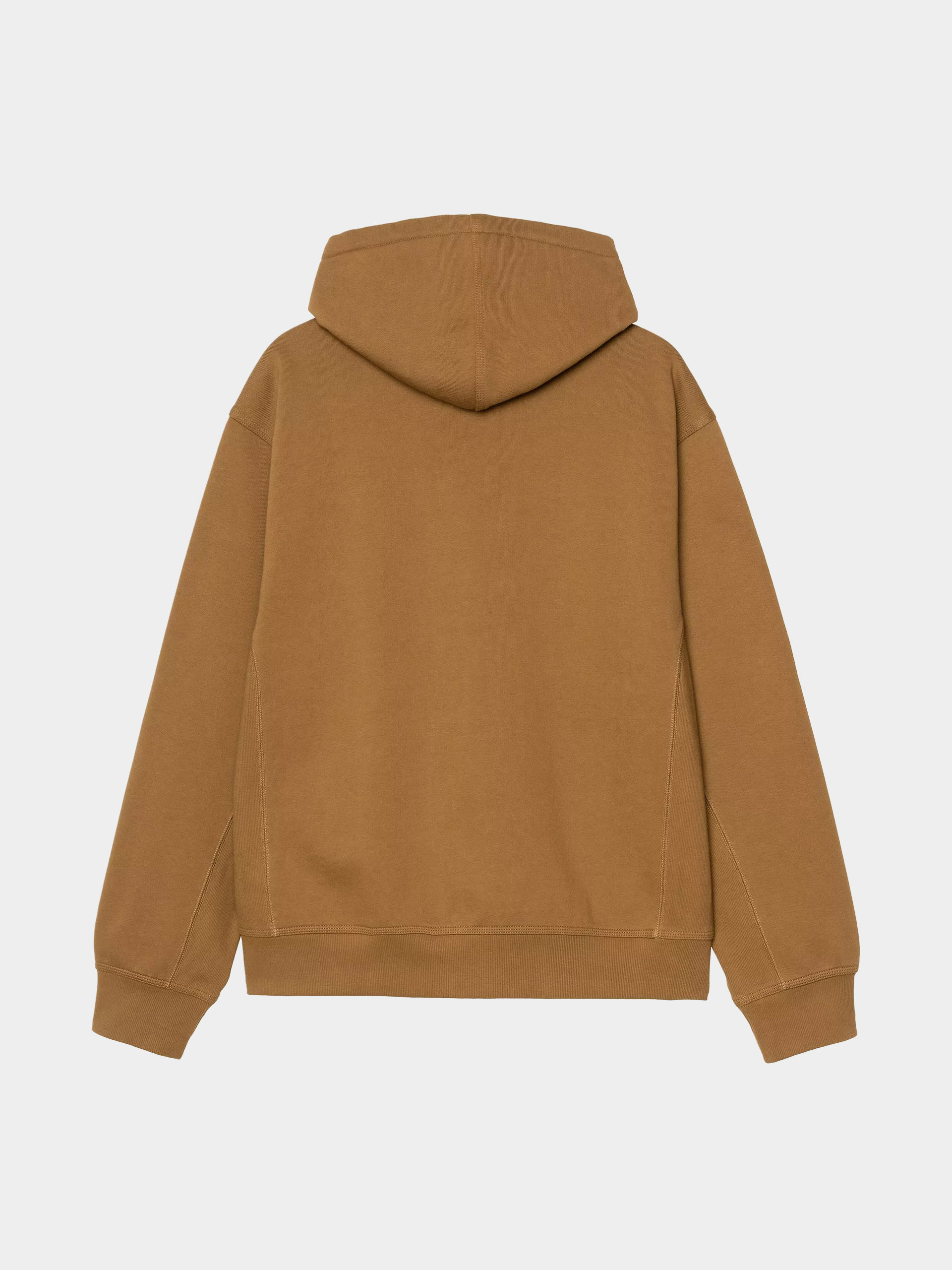 Суитшърт с качулка Carhartt WIP American Script ZHD (hamilton brown)