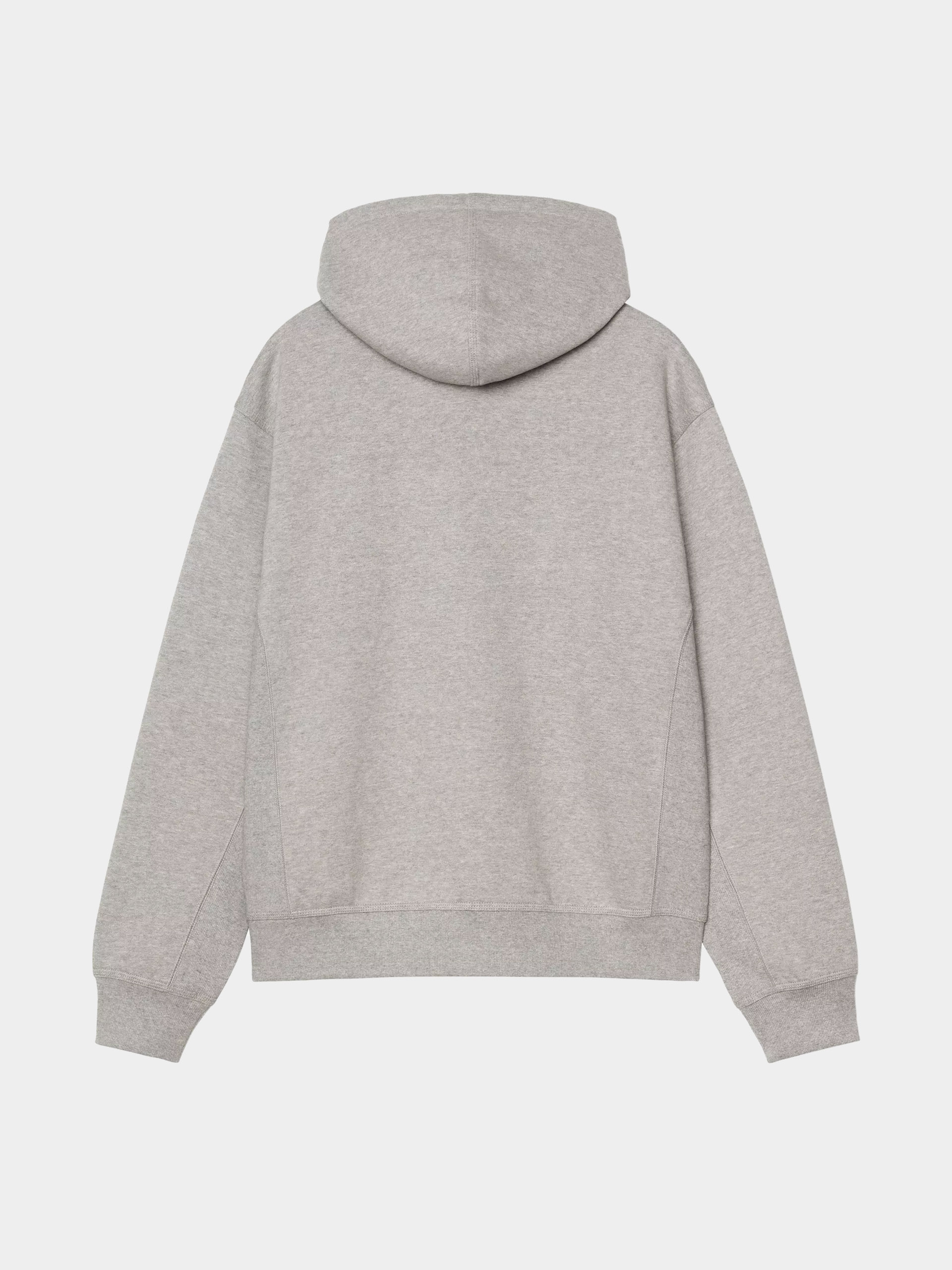 Суитшърт с качулка Carhartt WIP American Script ZHD (grey heather)
