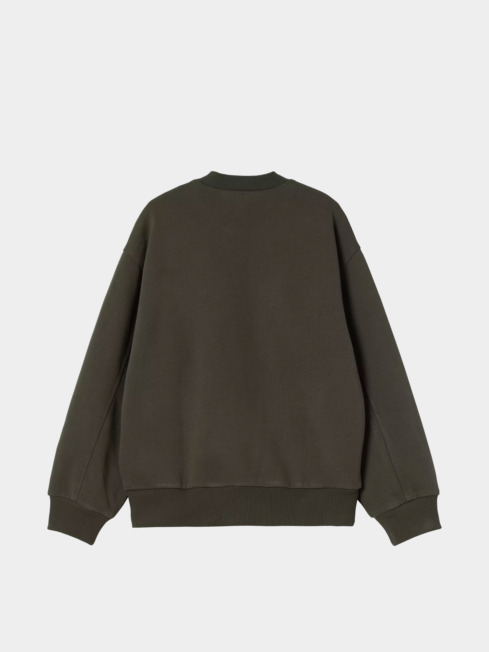 Суитшърт Carhartt WIP Detroit (olive/stone washed)