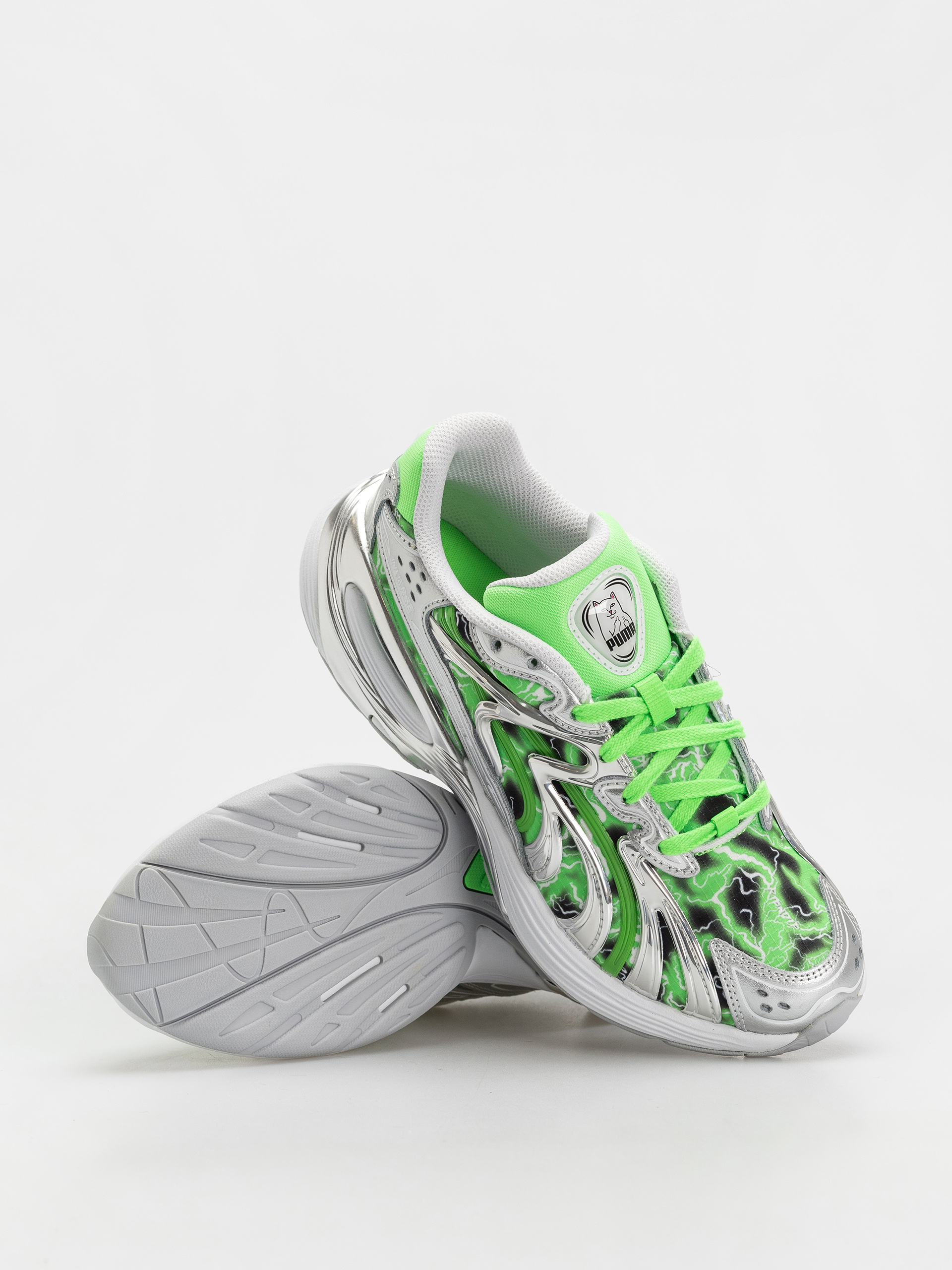 Обувки Puma X RipNDip Inverse (puma silver/fluro green pes)