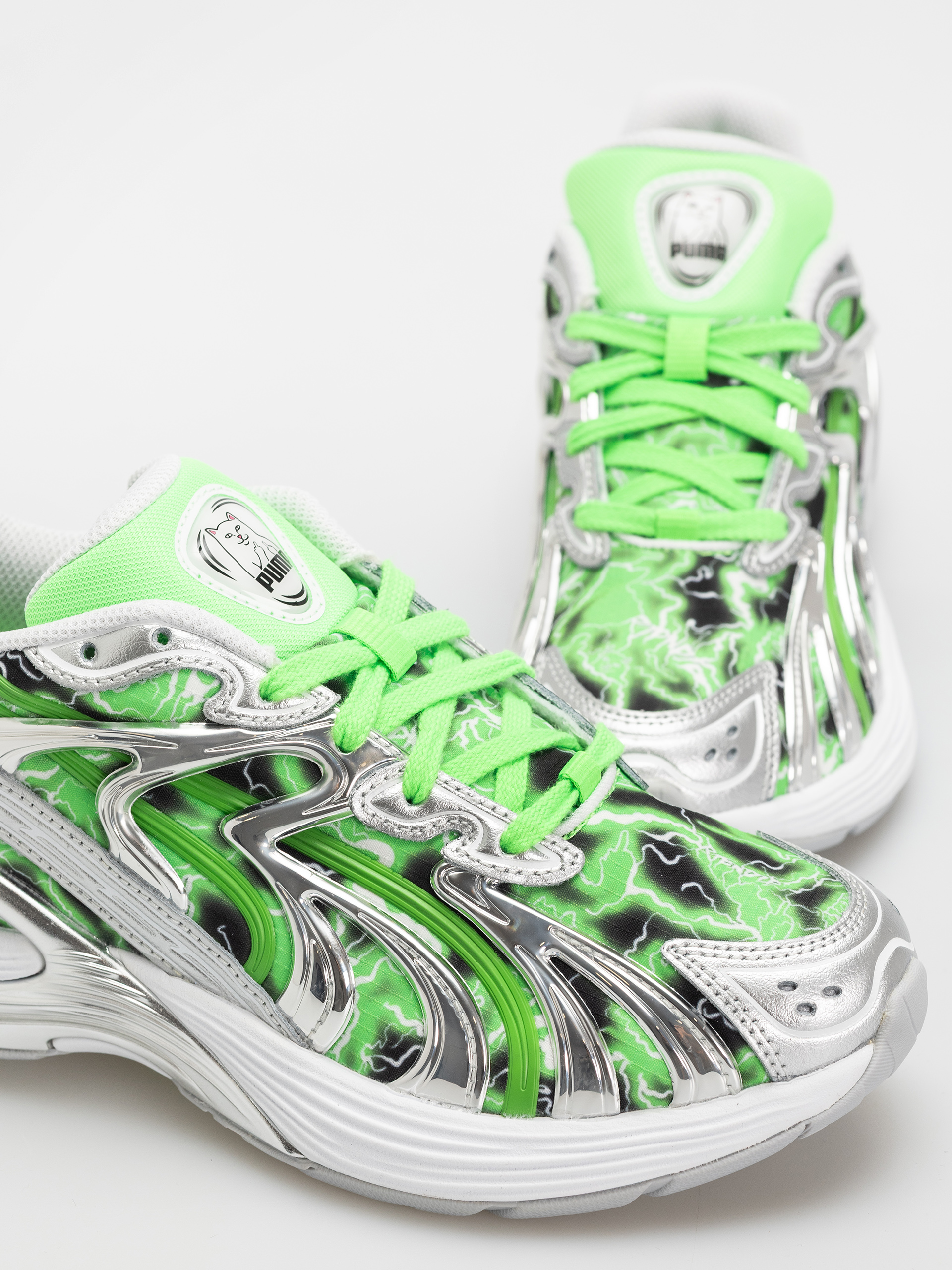 Обувки Puma X RipNDip Inverse (puma silver/fluro green pes)