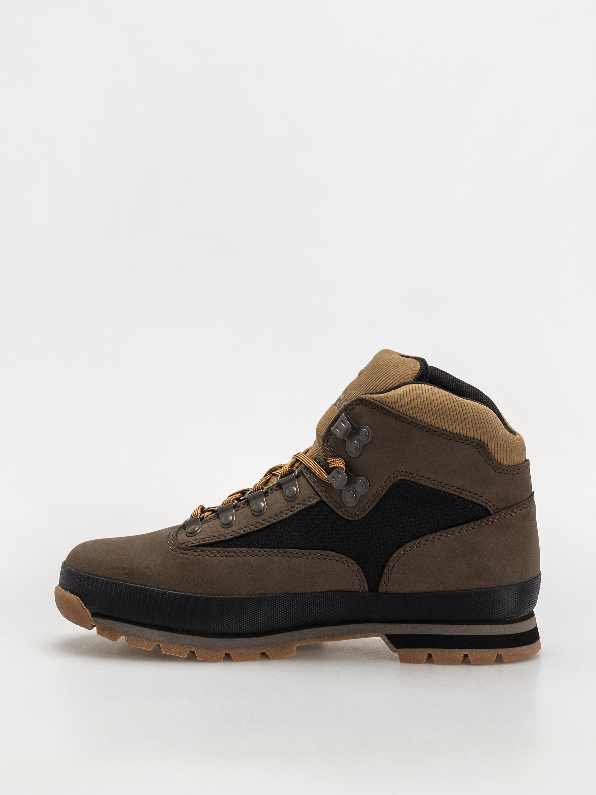 Обувки Timberland zimowe Euro Hiker (dark brown nubuck w black)
