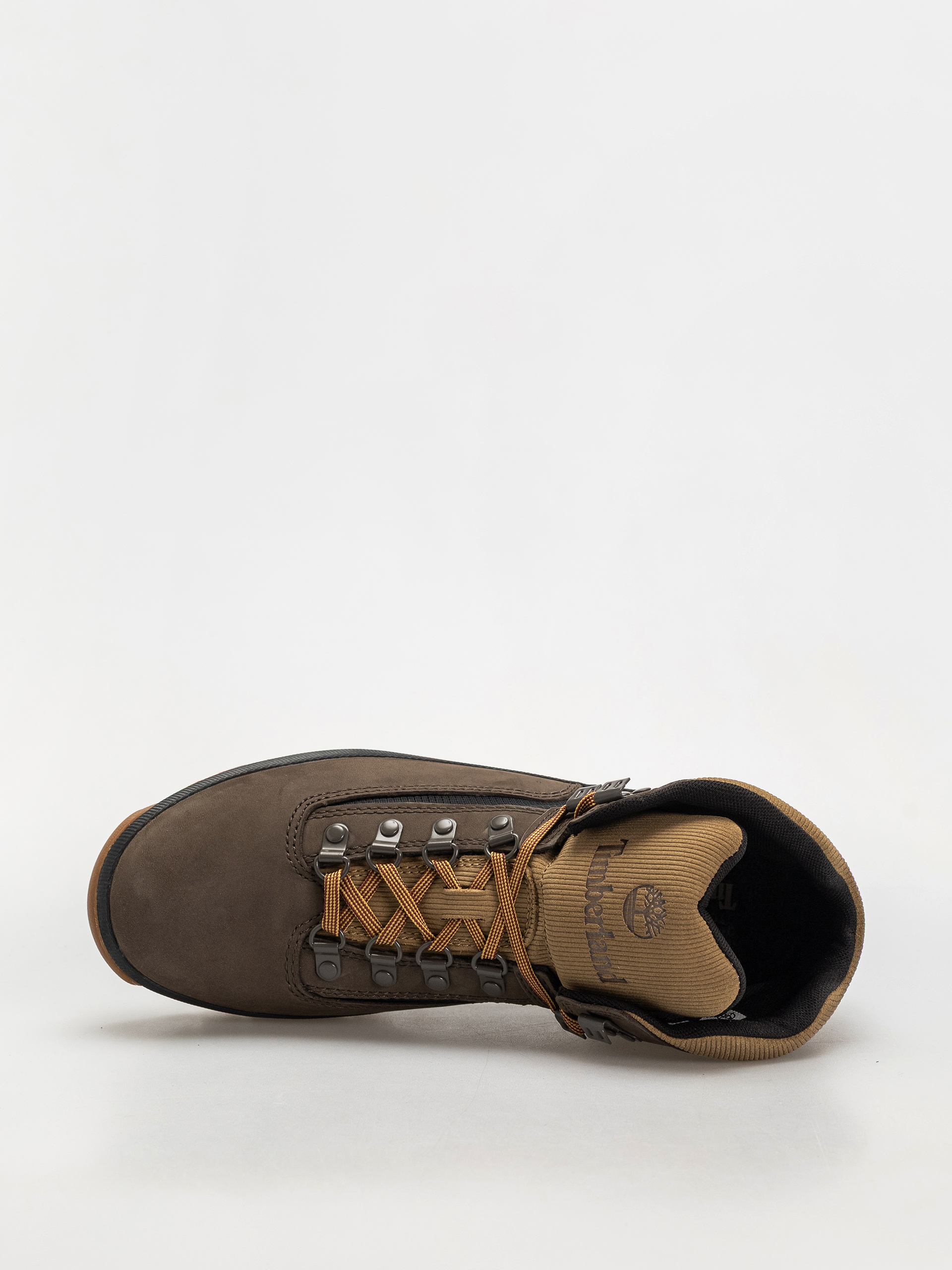 Обувки Timberland zimowe Euro Hiker (dark brown nubuck w black)