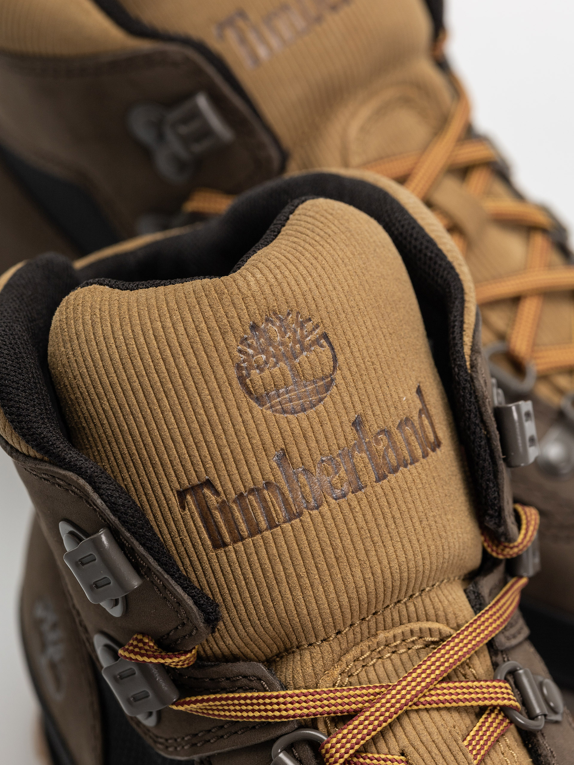 Обувки Timberland zimowe Euro Hiker (dark brown nubuck w black)